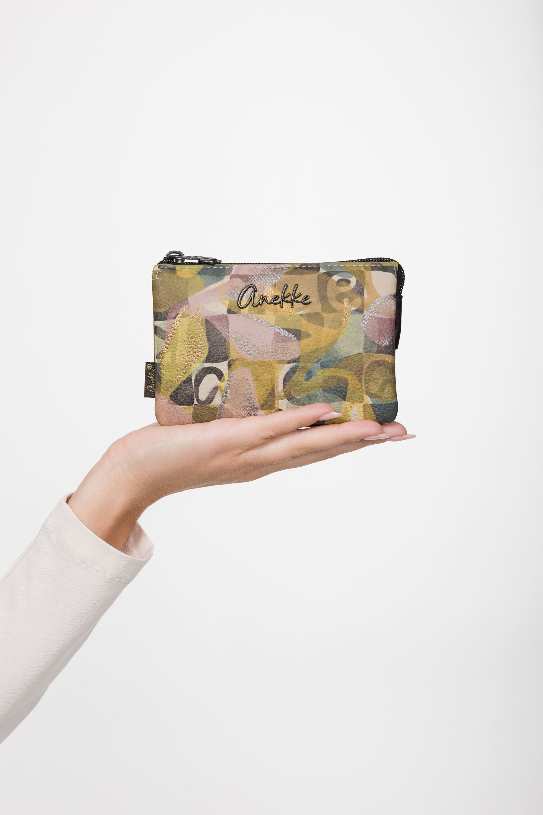 Portamonete a tre scomparti Bloom