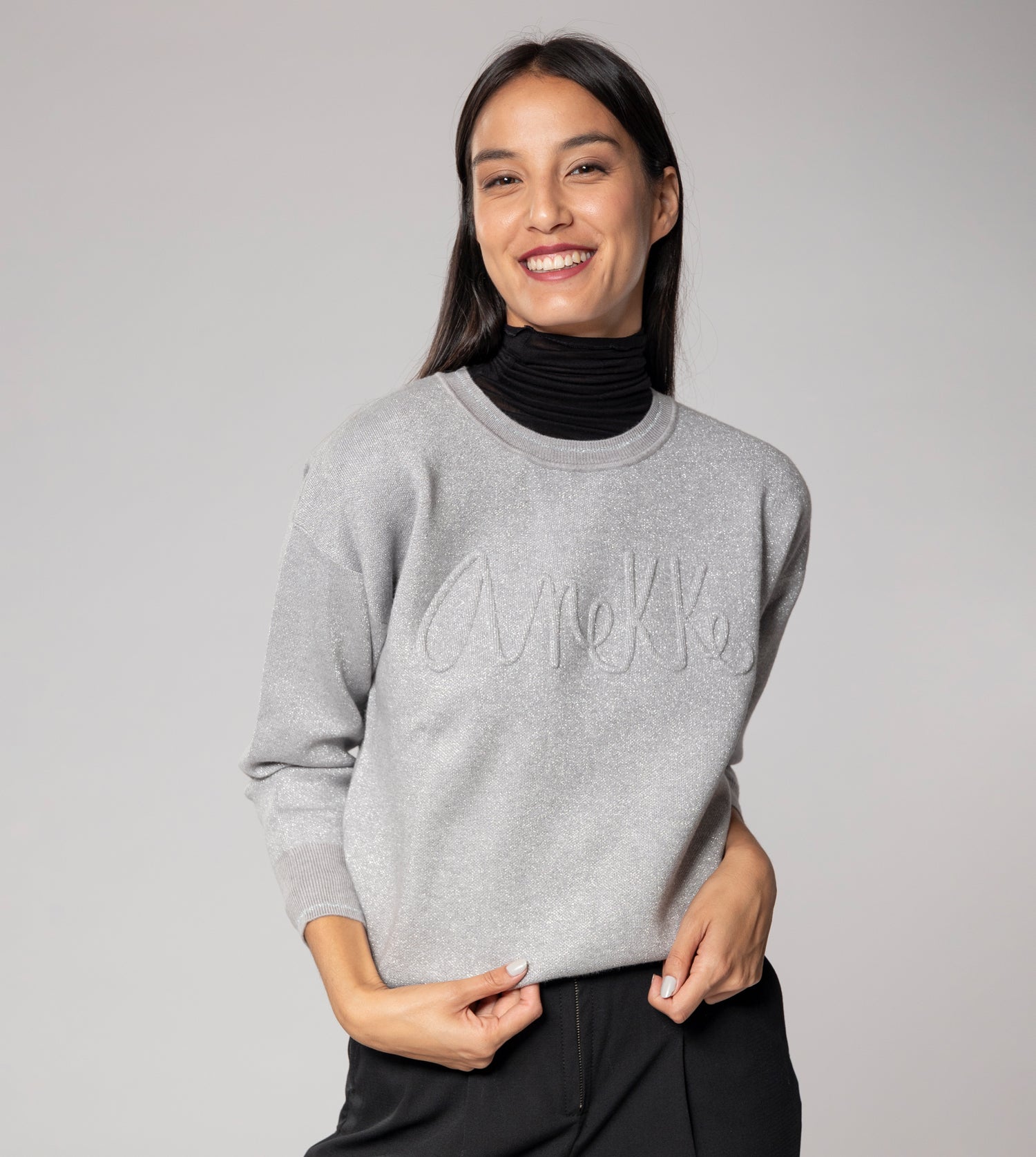 Maglione grigio Contemporary