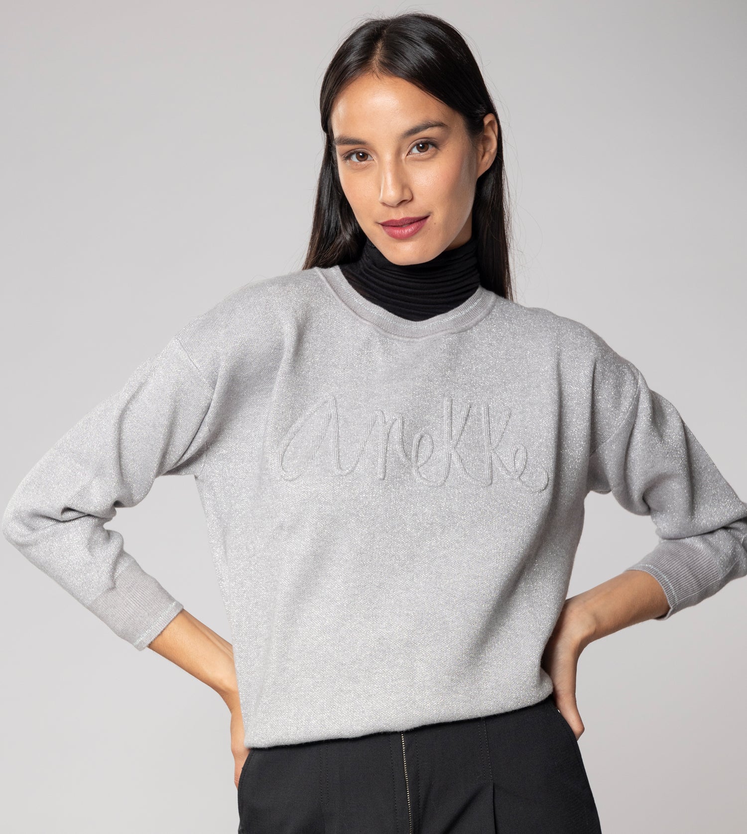 Maglione grigio Contemporary
