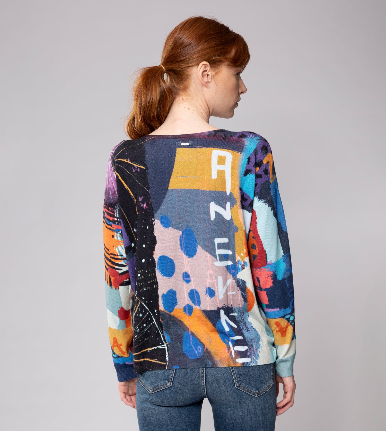 Maglione con motivo Kyomu