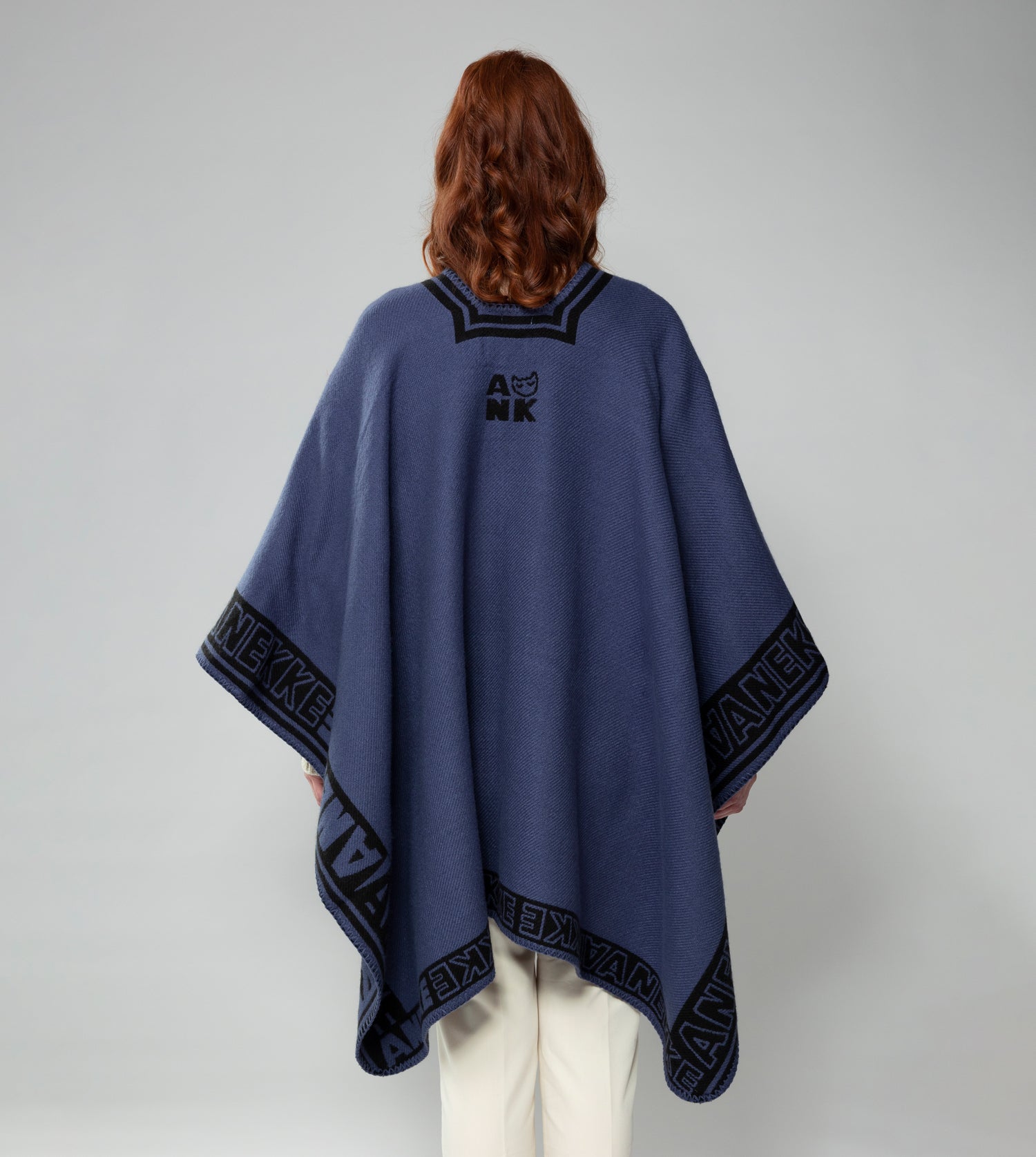 Poncho Shodō blu navy