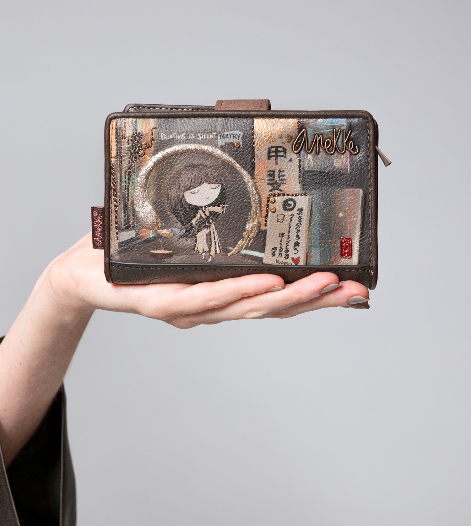 Portafoglio RFID medio Shōen