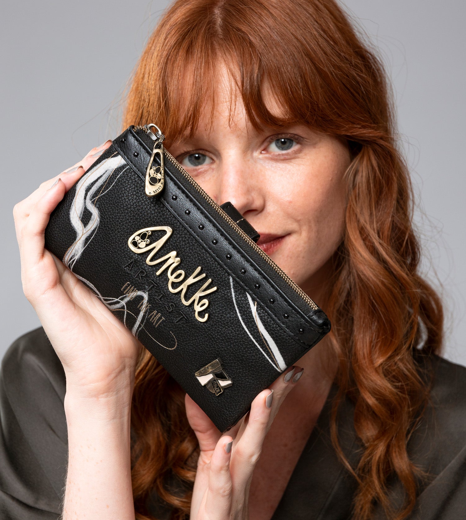 Portafoglio Nature Shodō Black RFID Flexi nero