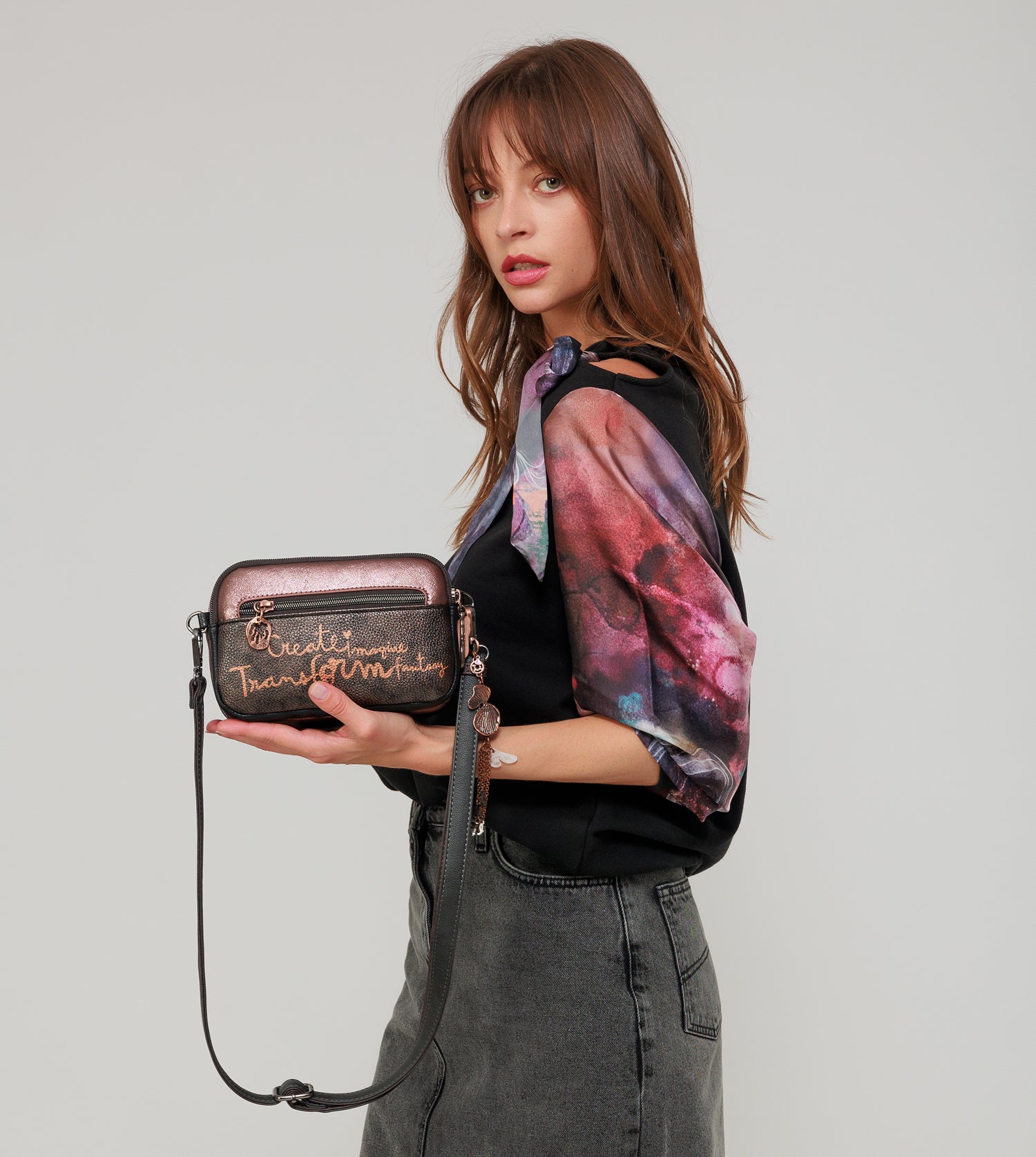 Borsa a tracolla piccola Dreamverse a 2 scomparti