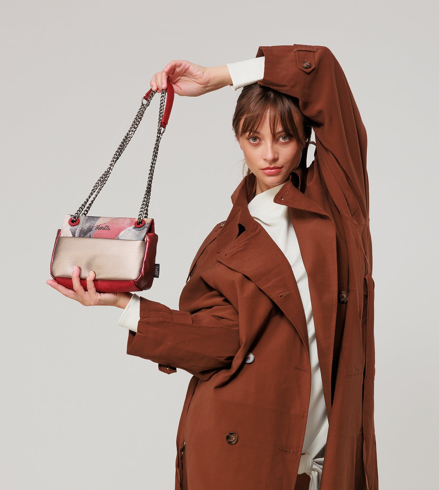 Borsa a tracolla con patta Imaginary