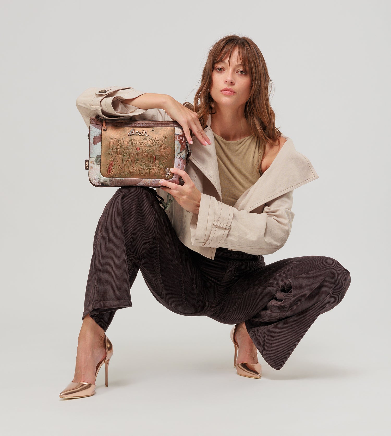 Borsa a tracolla media Outer