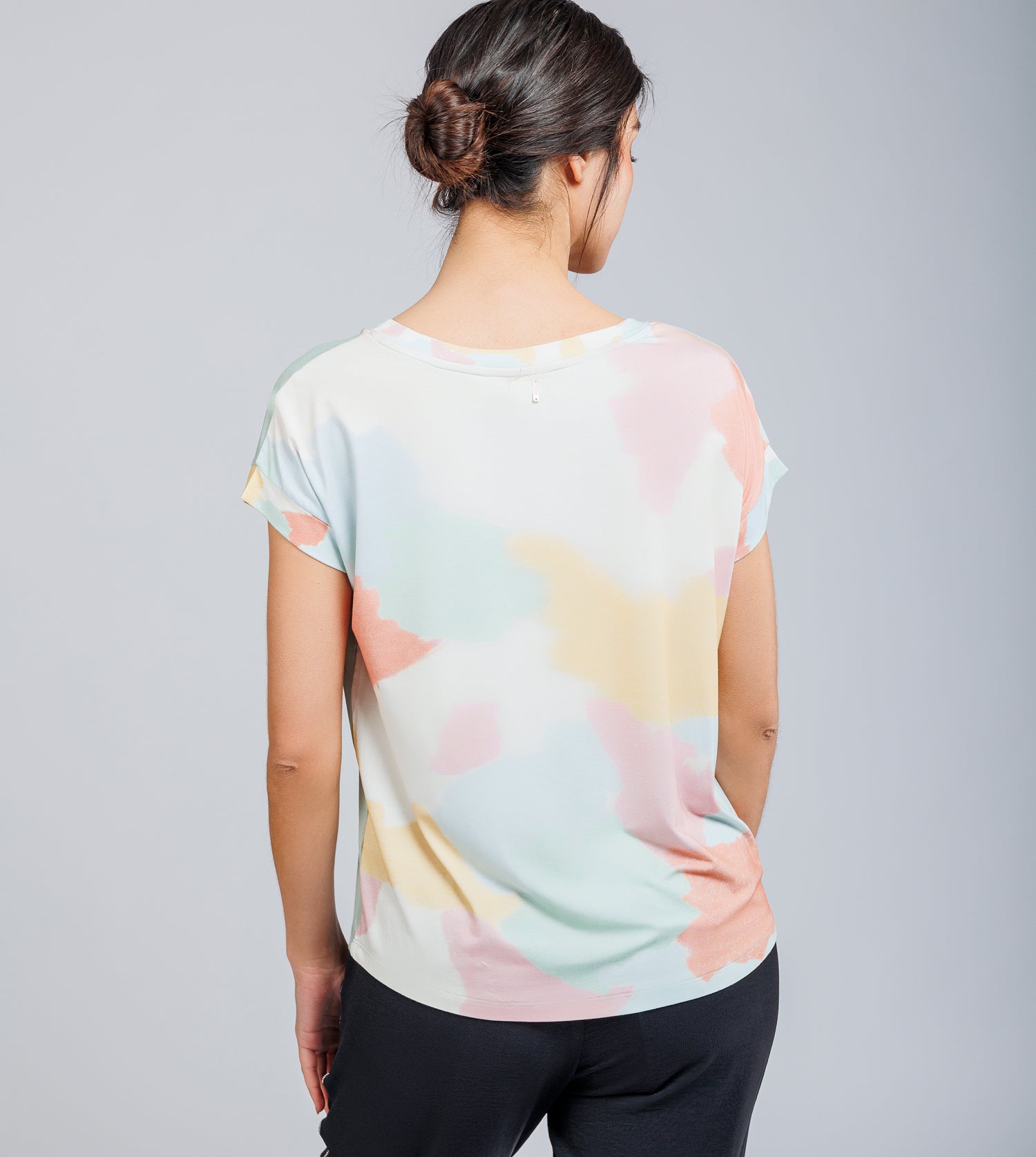 T-shirt verde a maniche corte Memories