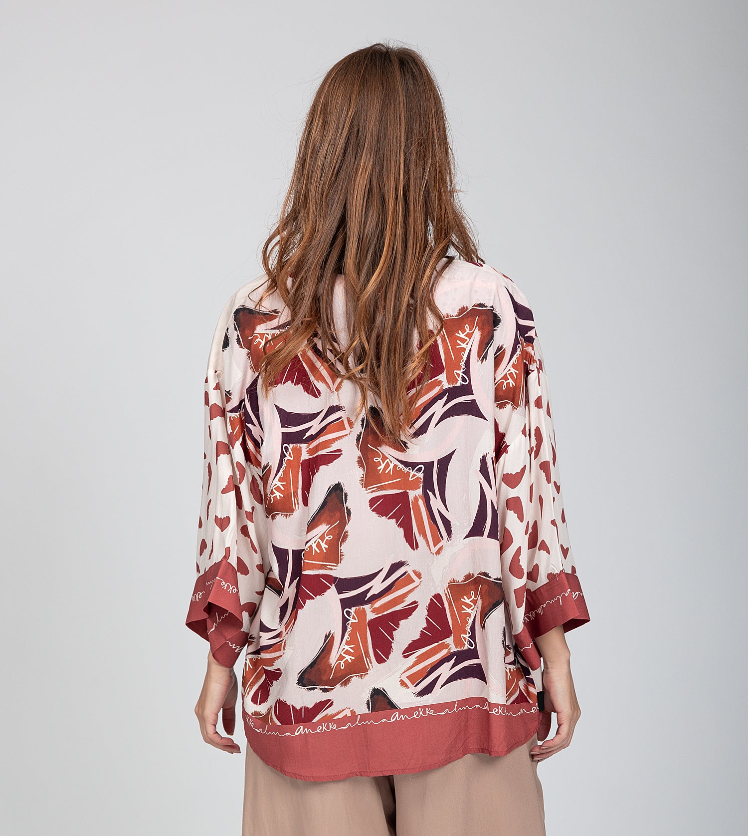 Kimono corto rosso