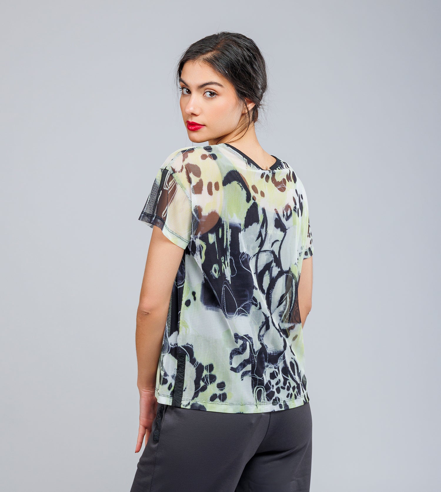 T-shirt stampata a maniche corte Towanda