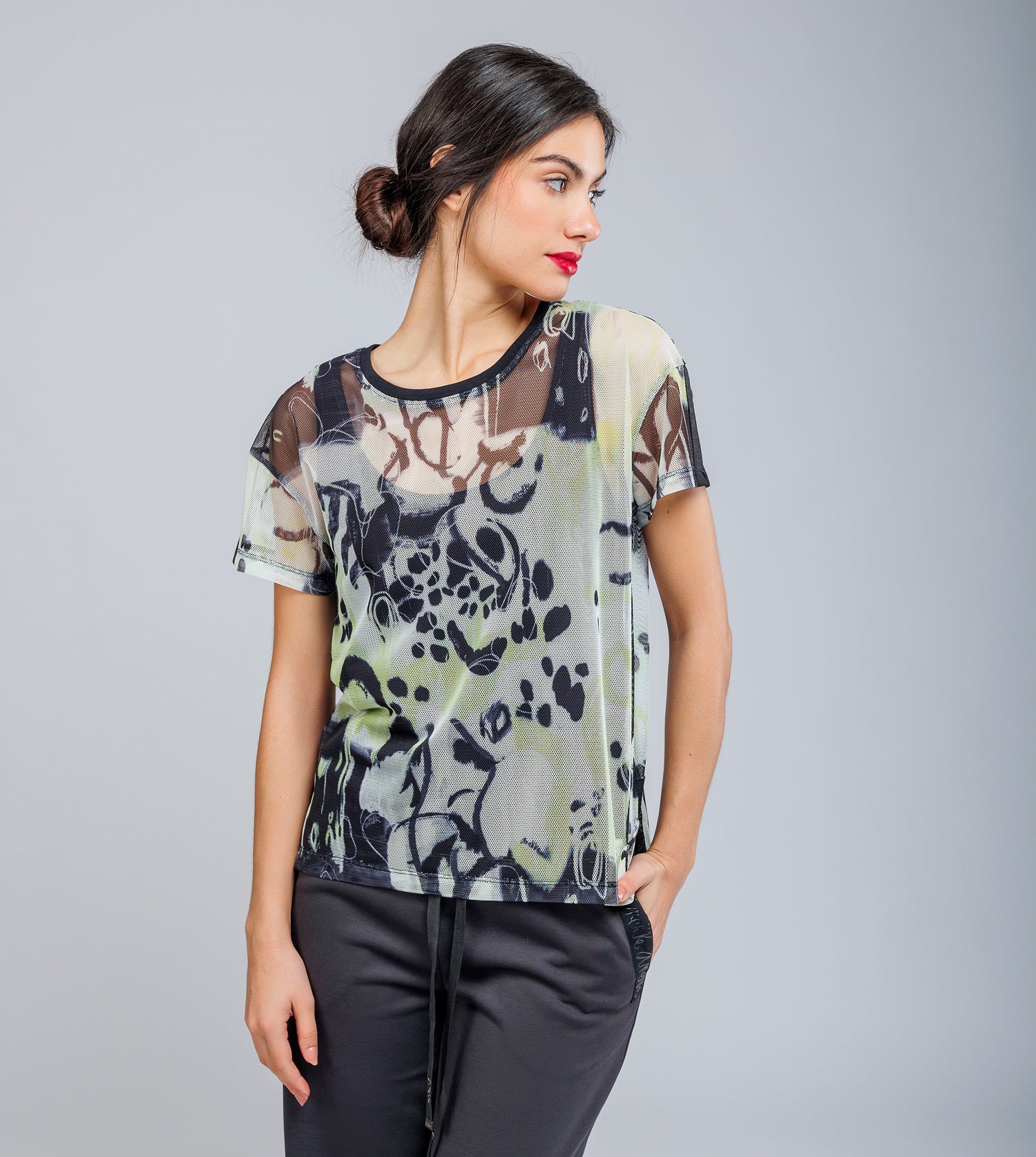 T-shirt stampata a maniche corte Towanda