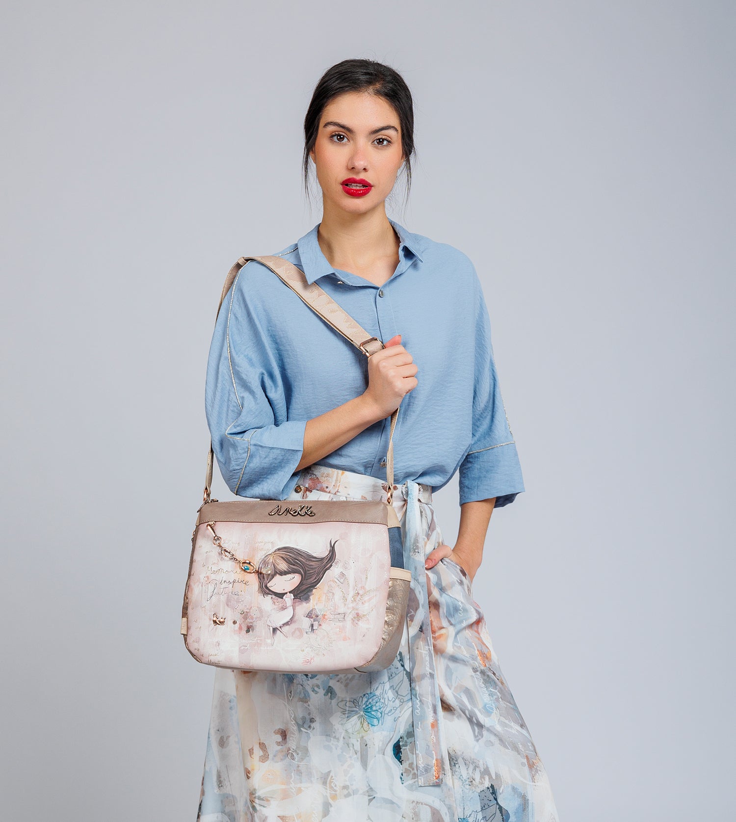 Borsa a tracolla grande Memories