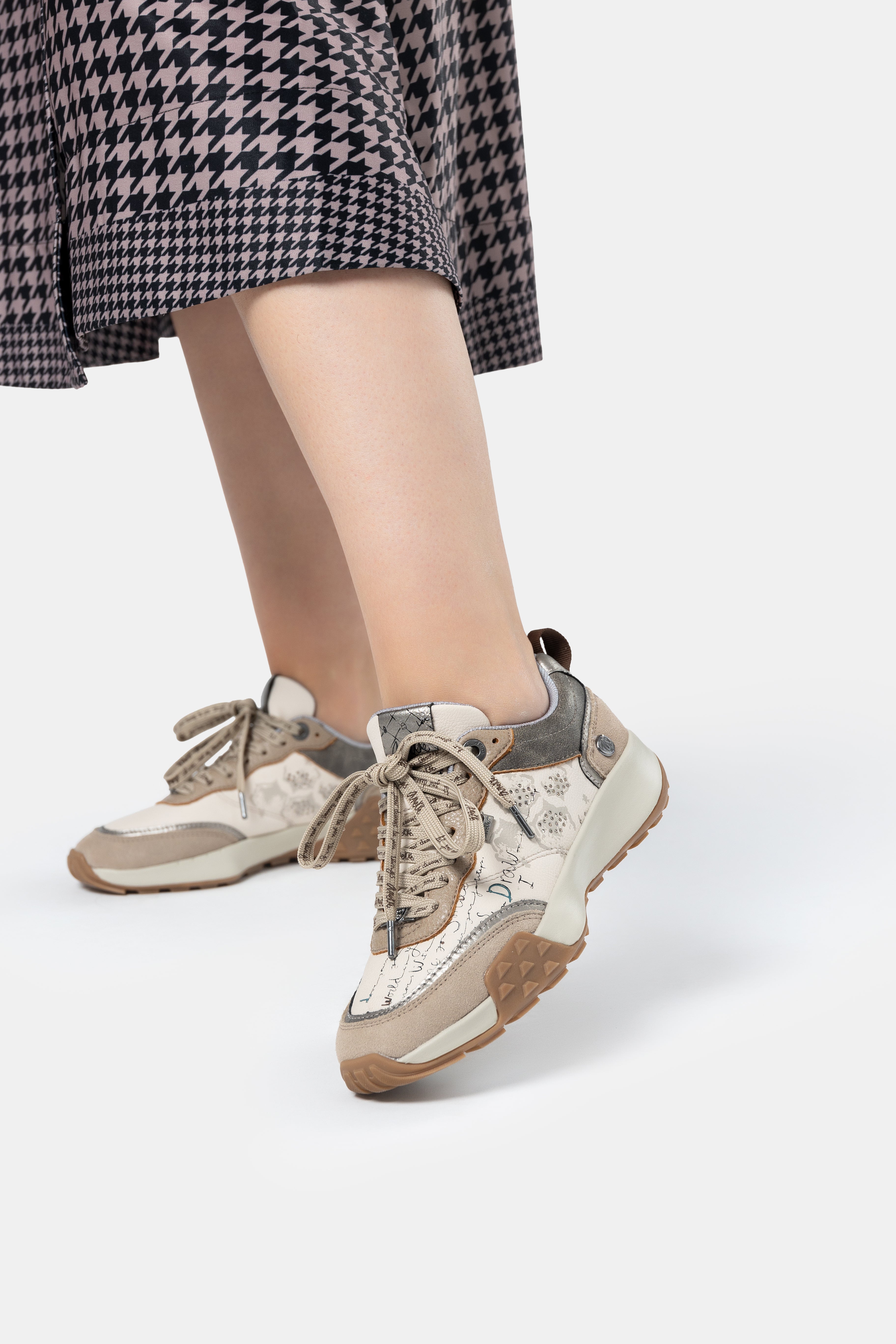Scarpe sportive beige fantasia