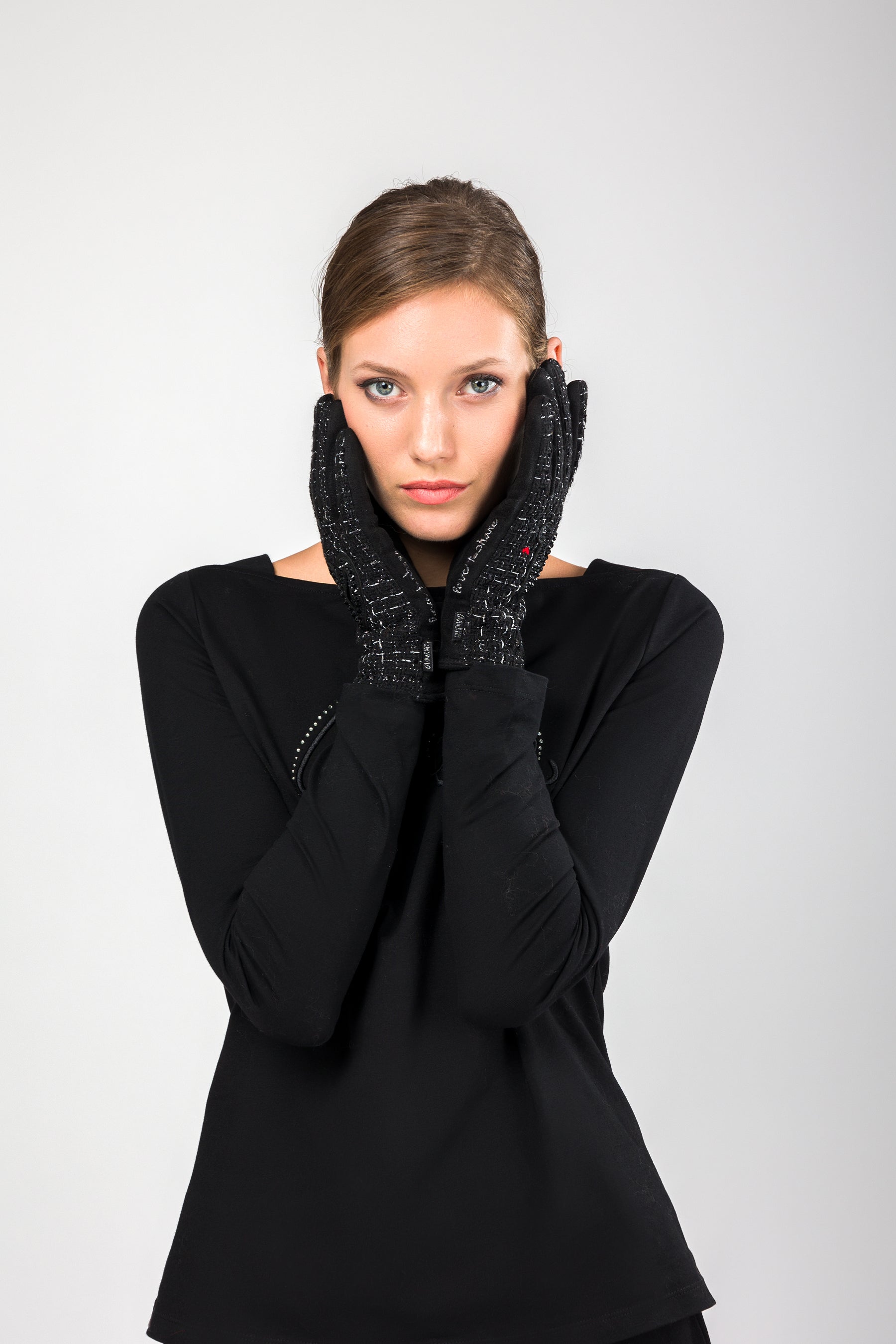 Guanti tweed