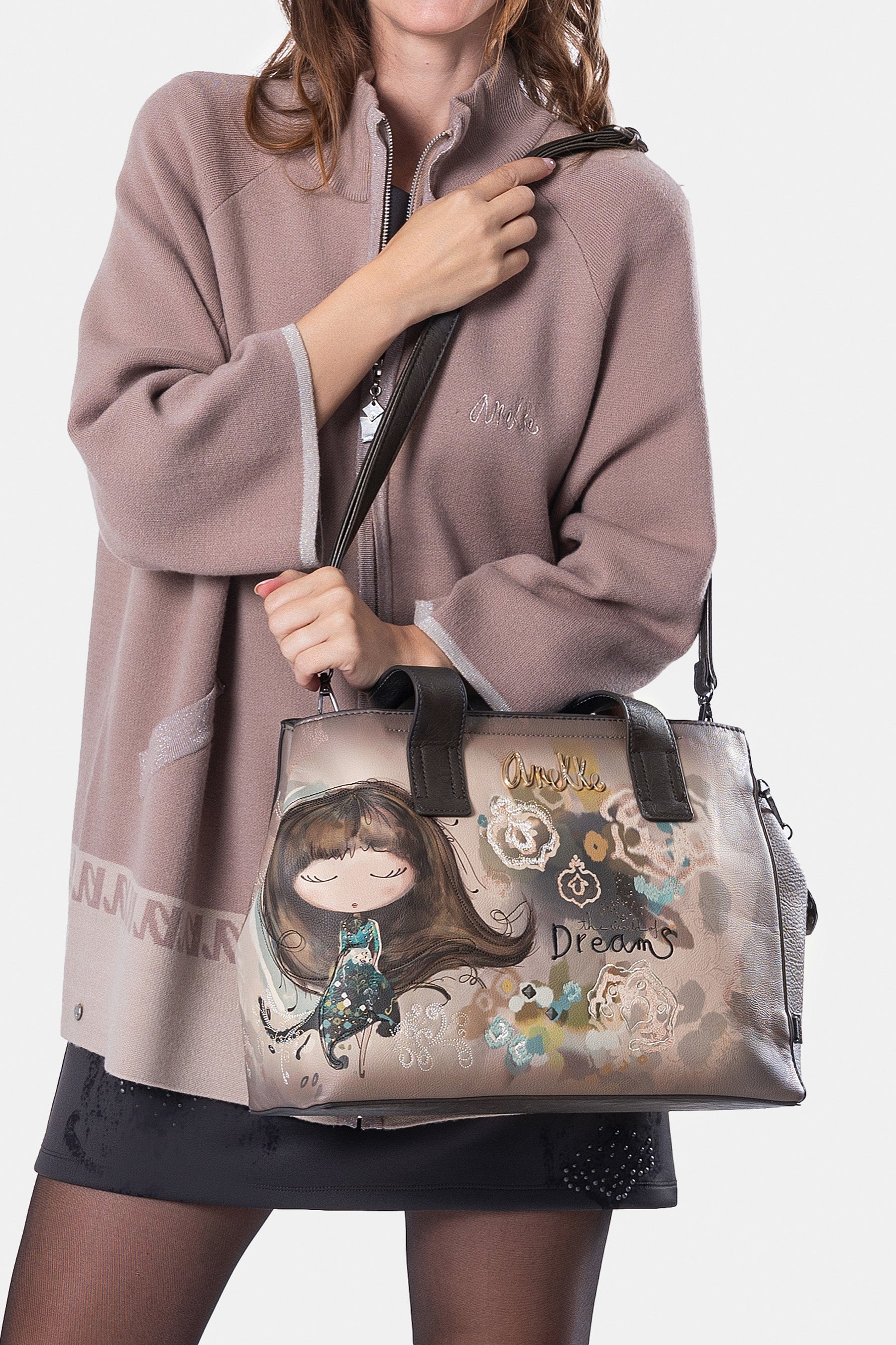 Borsa a mano con tracolla Real