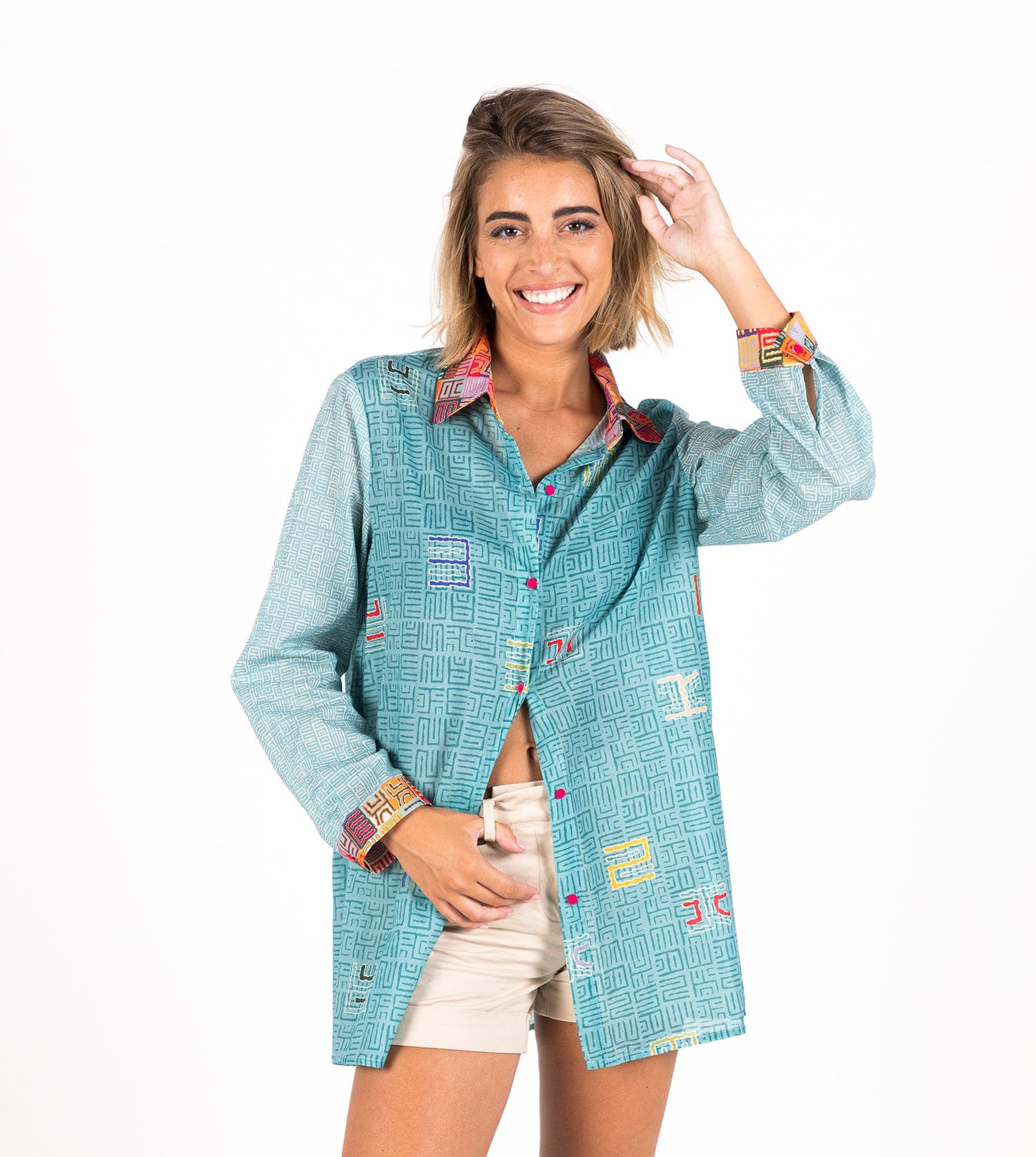Camicia blu