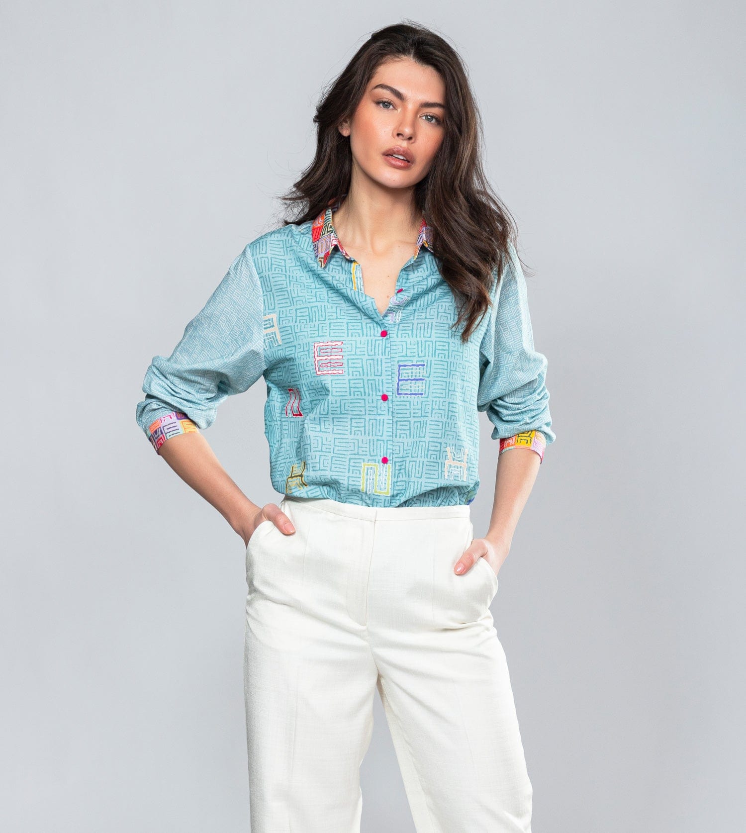 Camicia blu