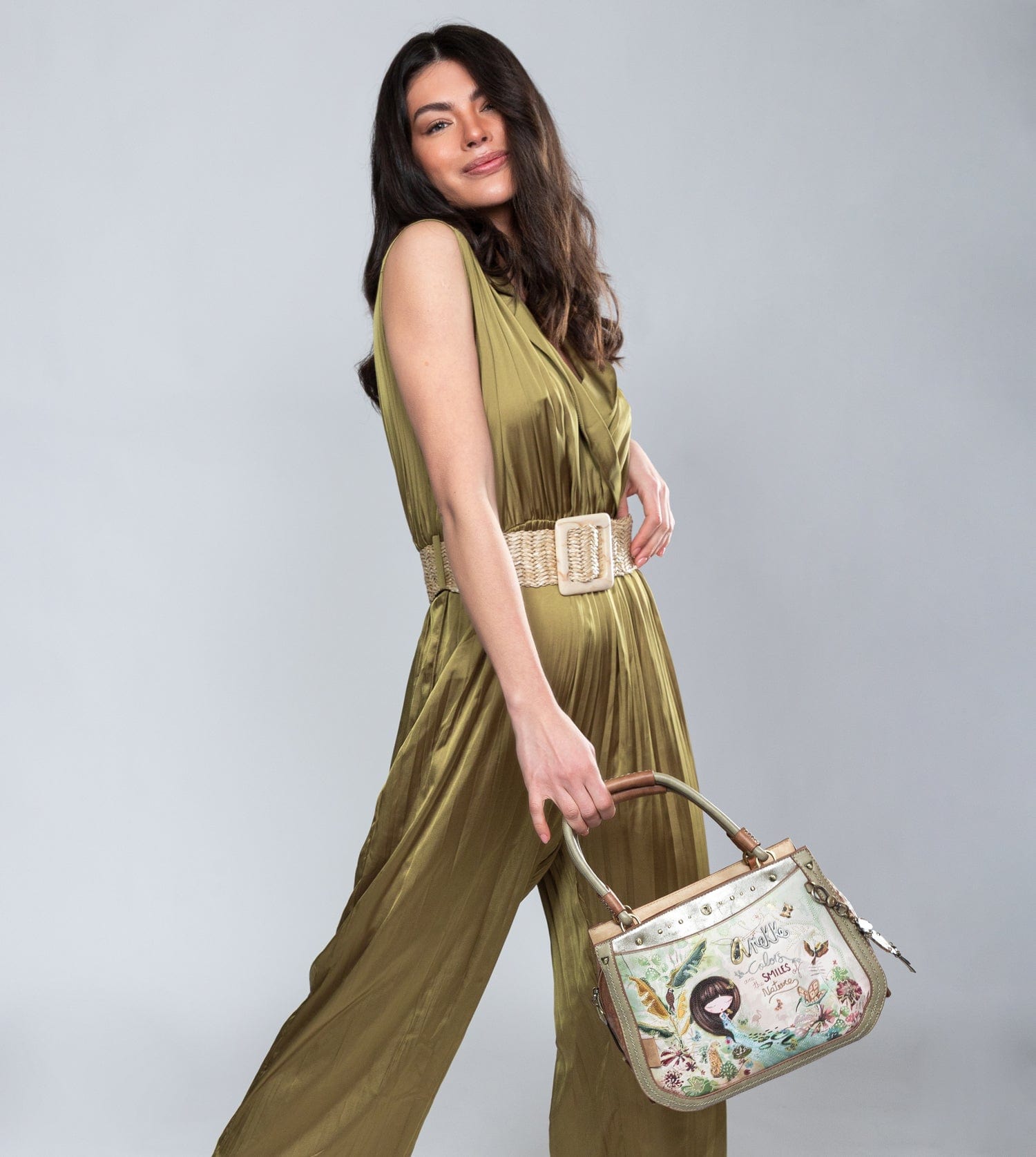 Borsa bowling stampata Amazonia