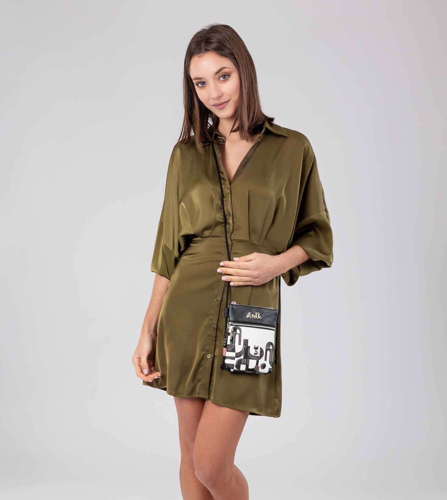 Borsa a tracolla mini anni '60 Nature
