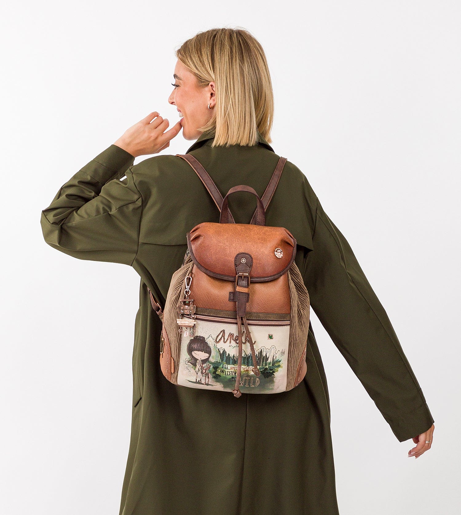 Zaino con patta grande The Forest