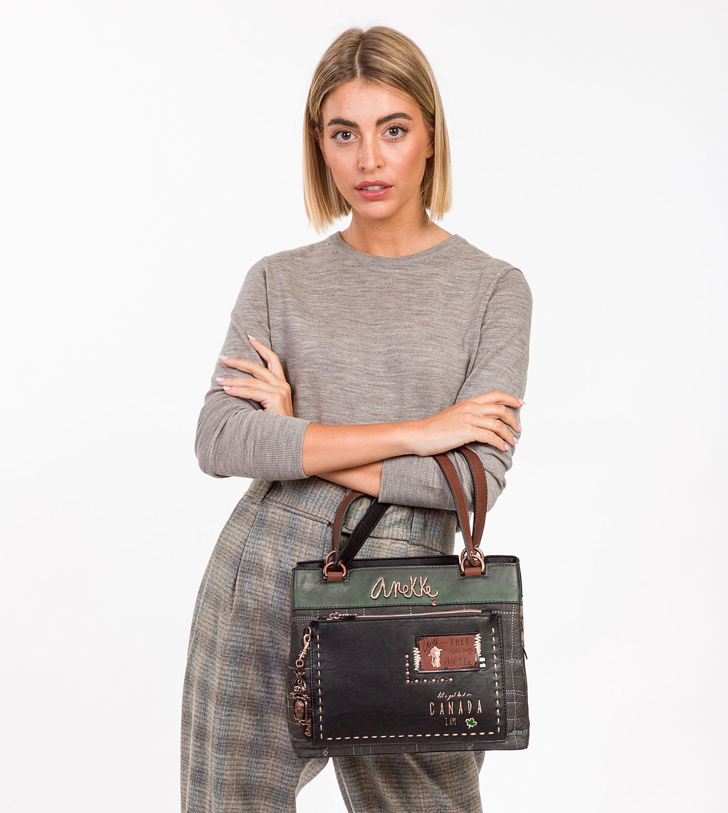 Borsa tote Wild a 3 scomparti