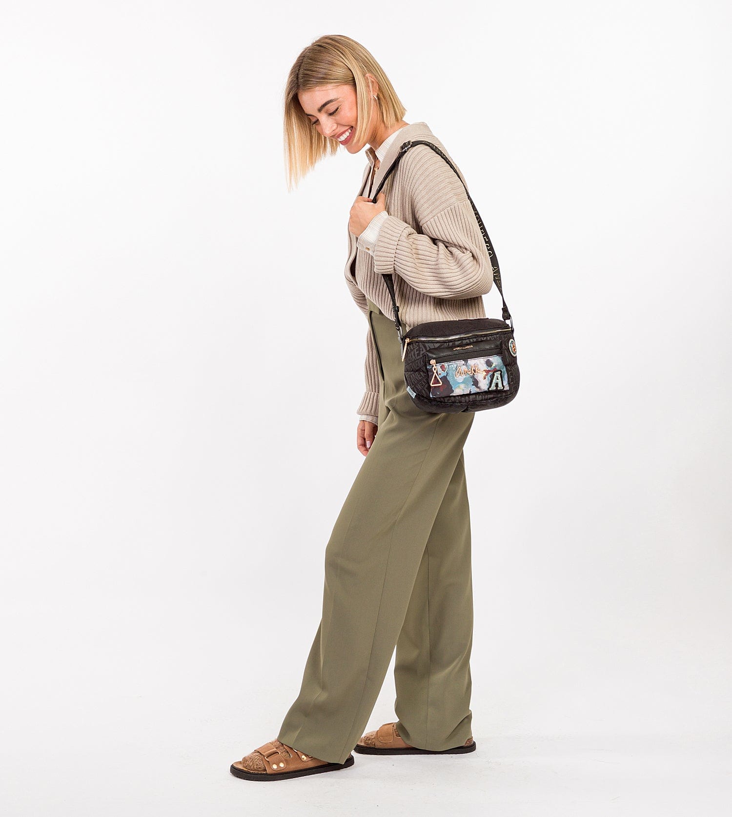 Borsa a tracolla larga Nature Woods