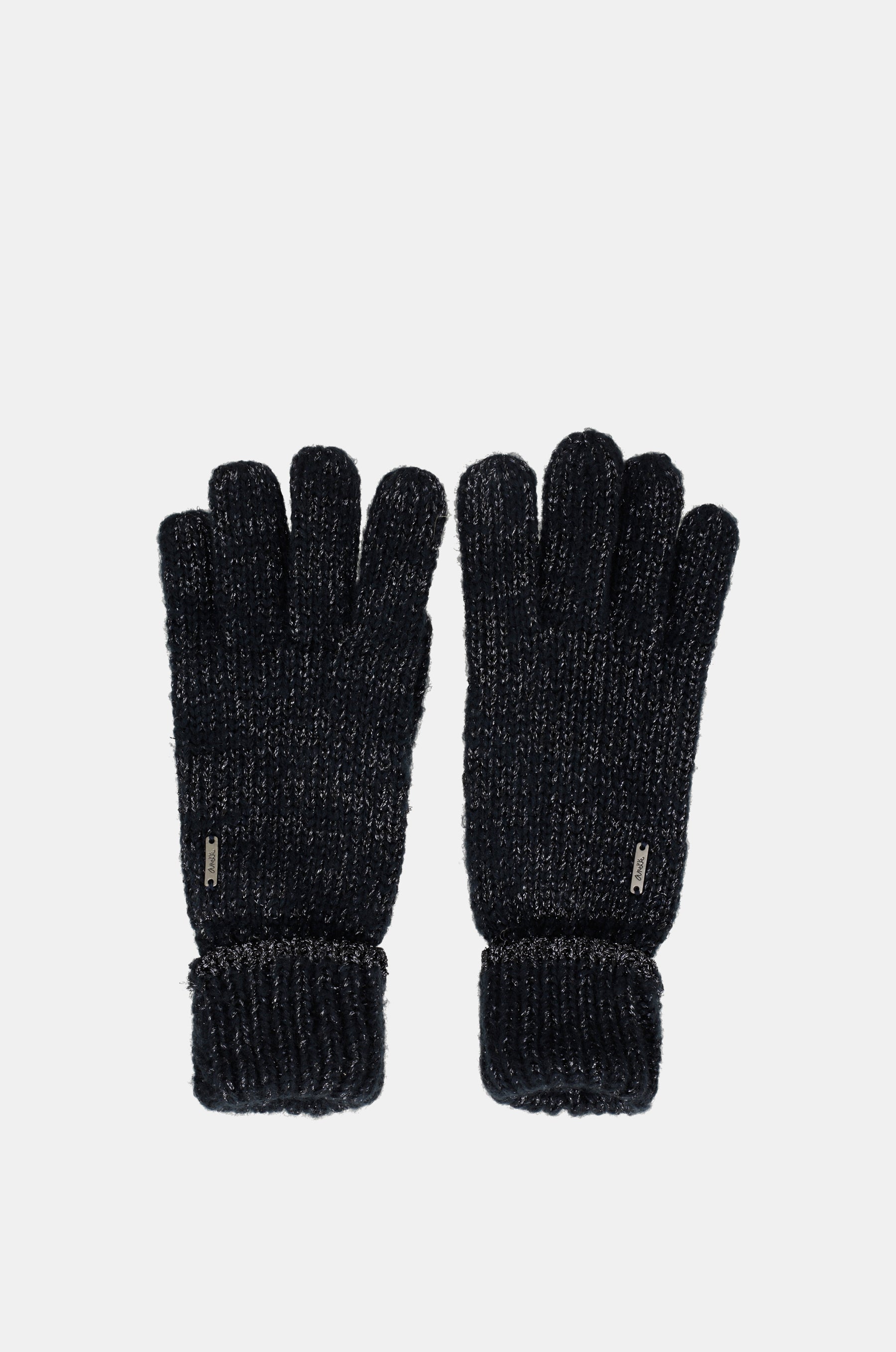 Guanti Logomania blu navy.
