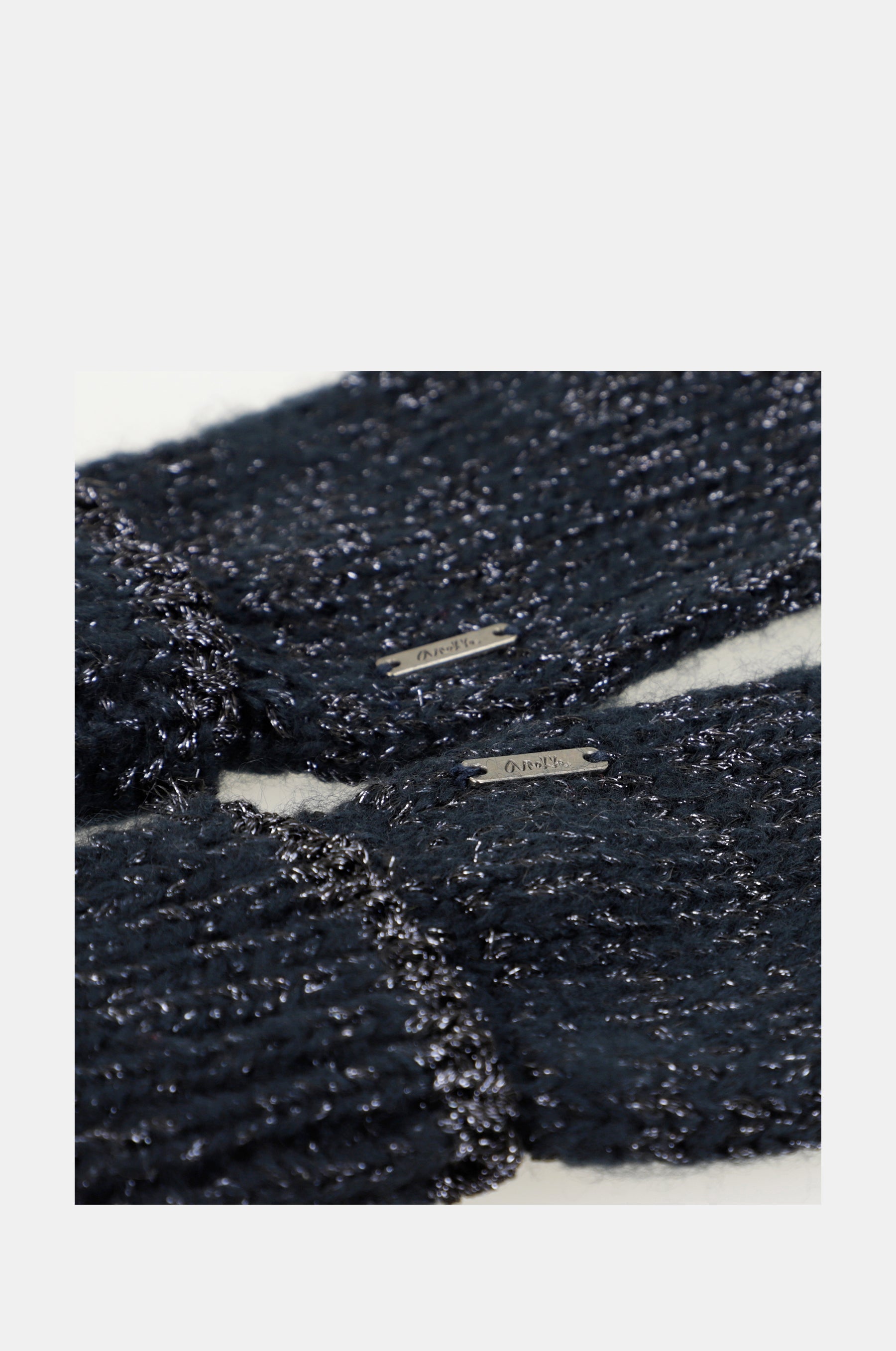 Guanti Logomania blu navy.
