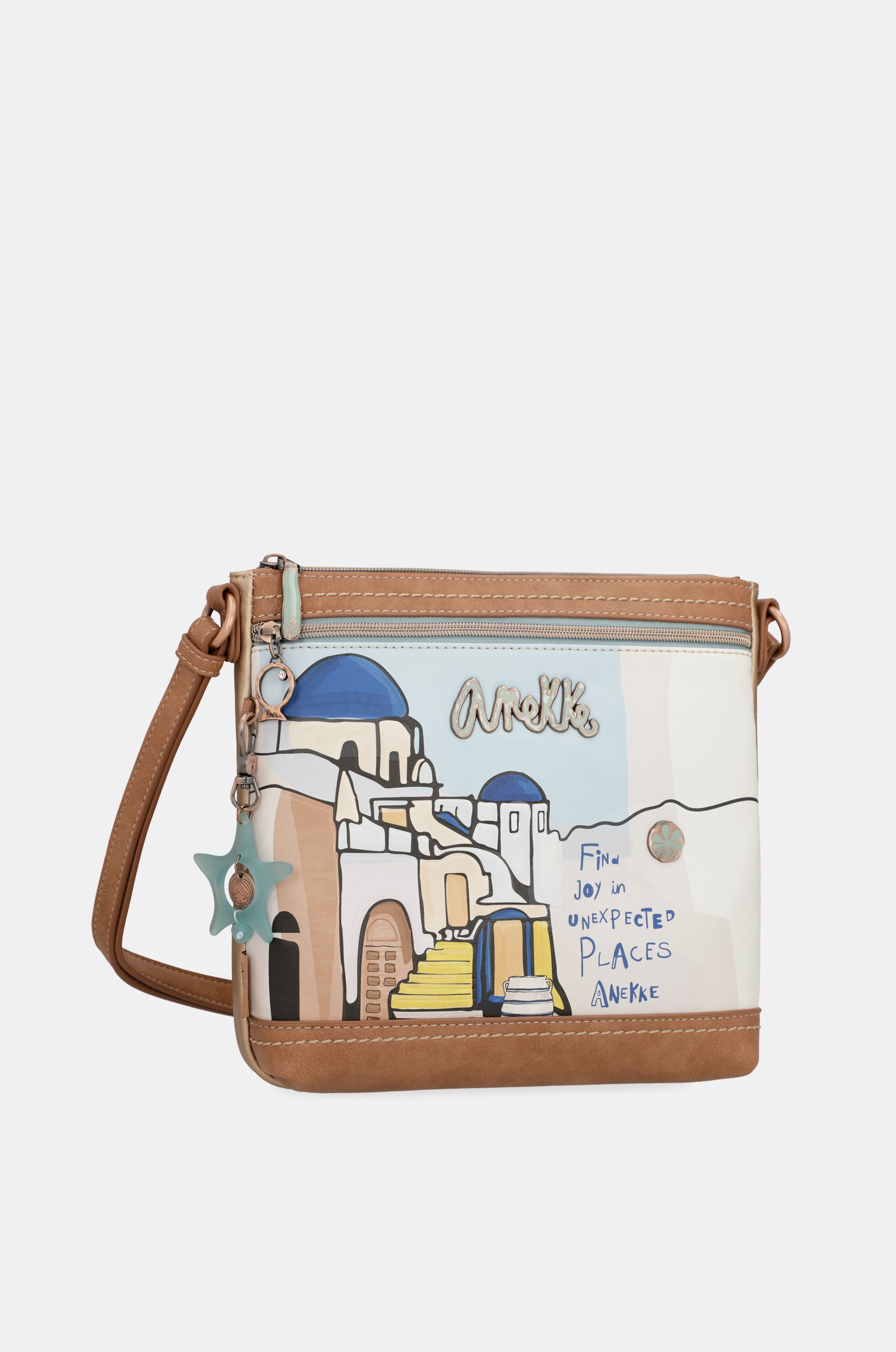 Borsa a tracolla Sunrise con tasche