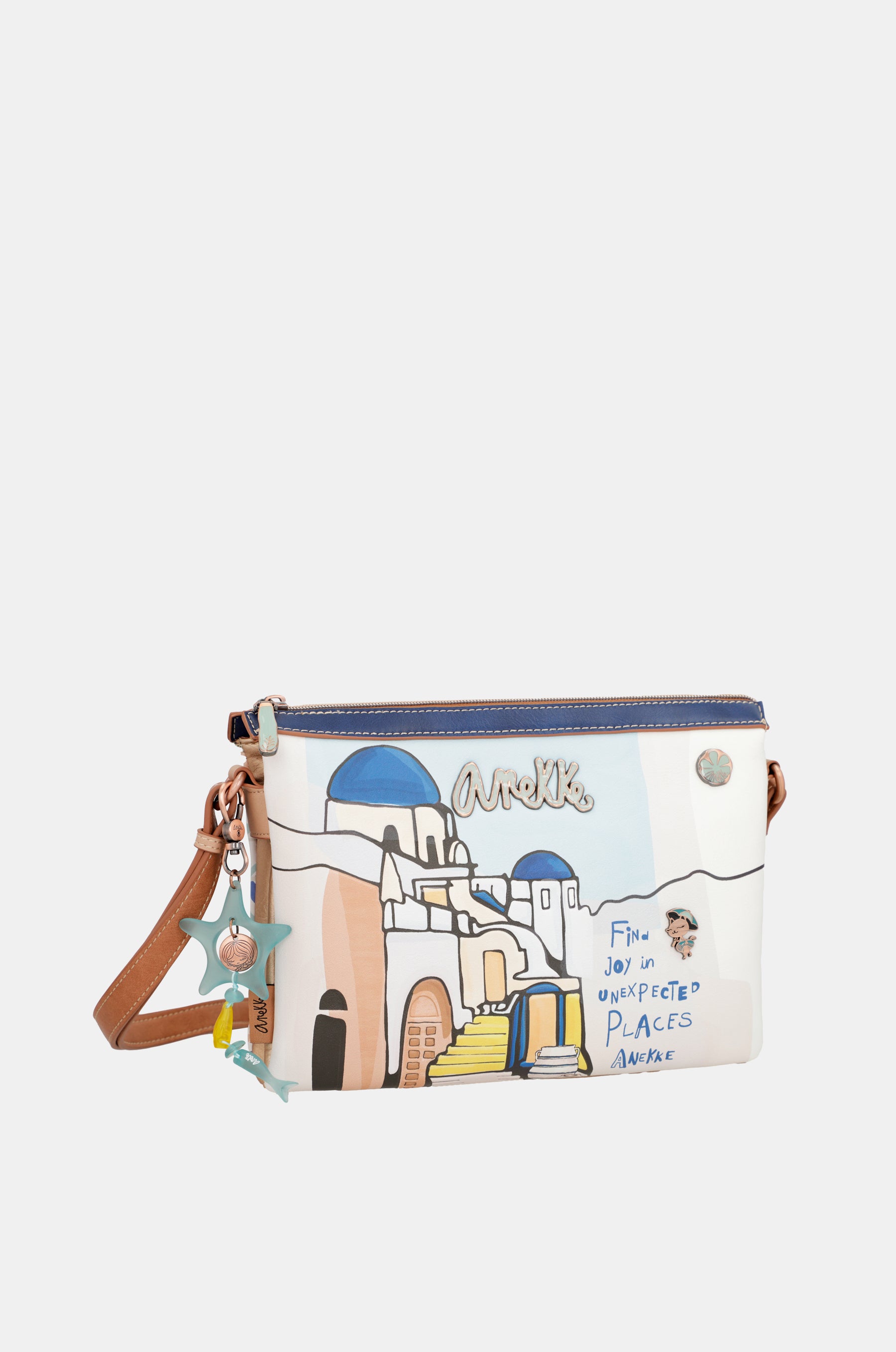 Borsa a tracolla Sunrise a tre scomparti Anekke