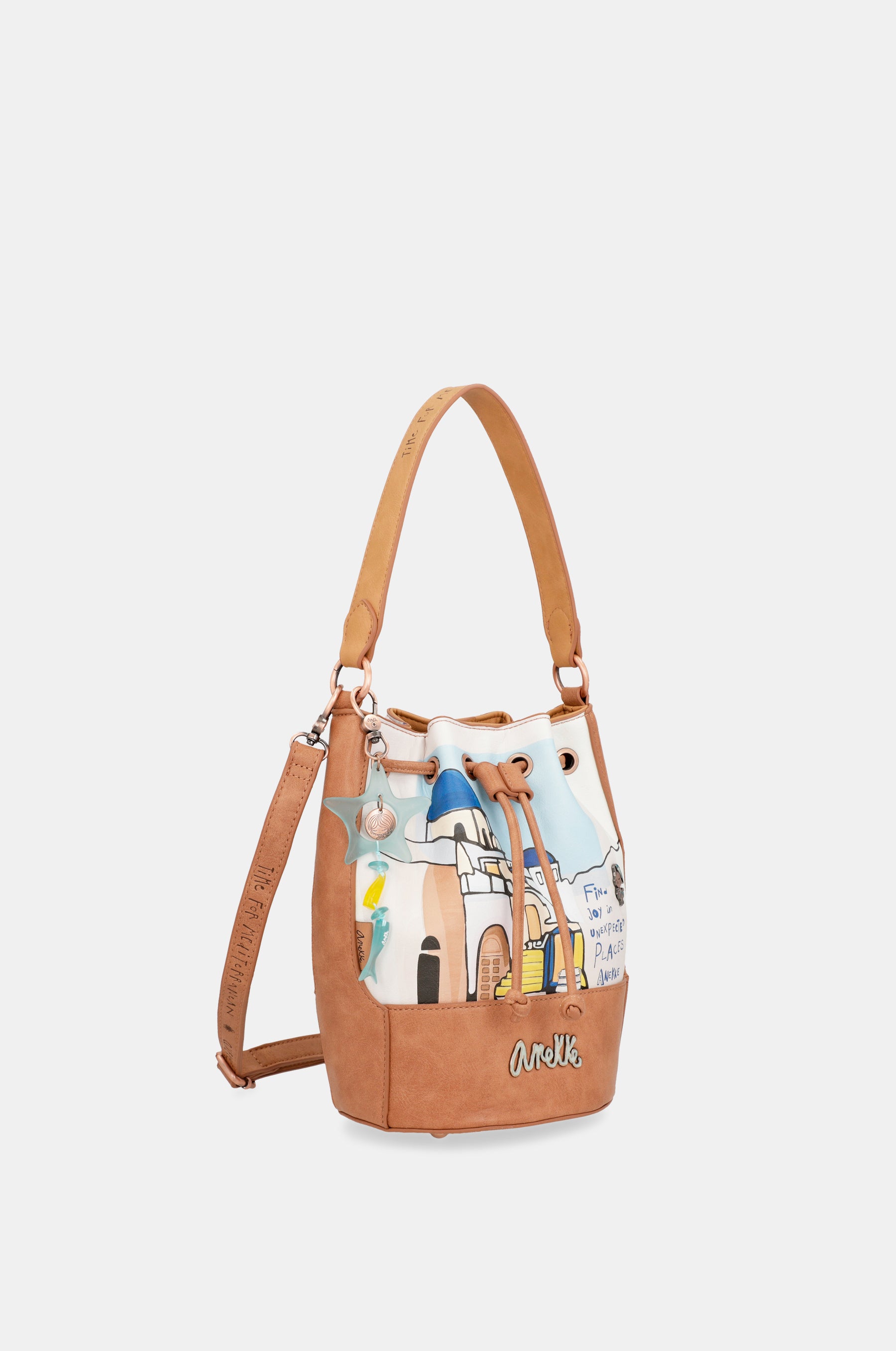 Borsa a tracolla Sunrise a tre scomparti