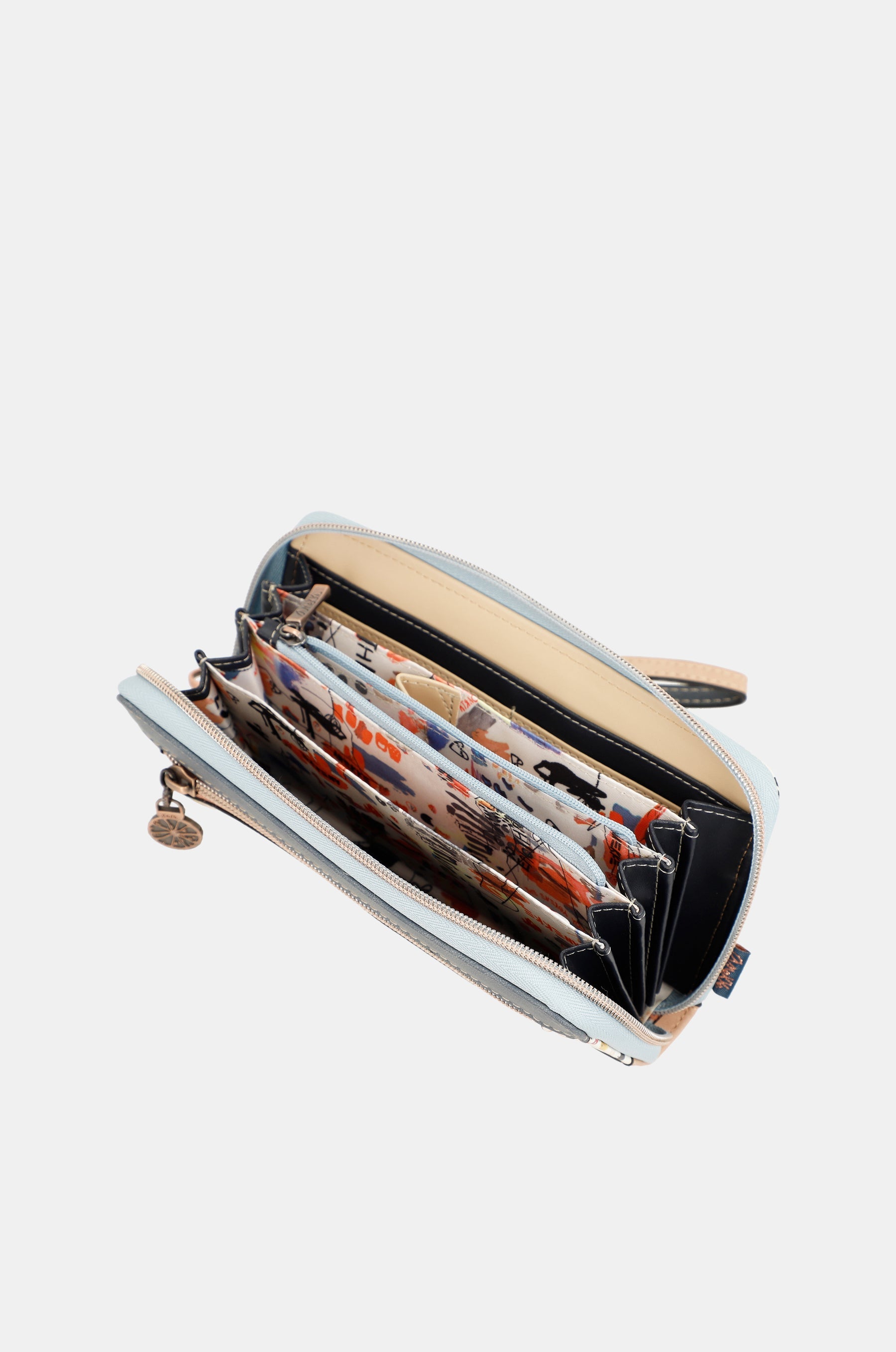 Portafoglio con cerniera Fun &amp; Music