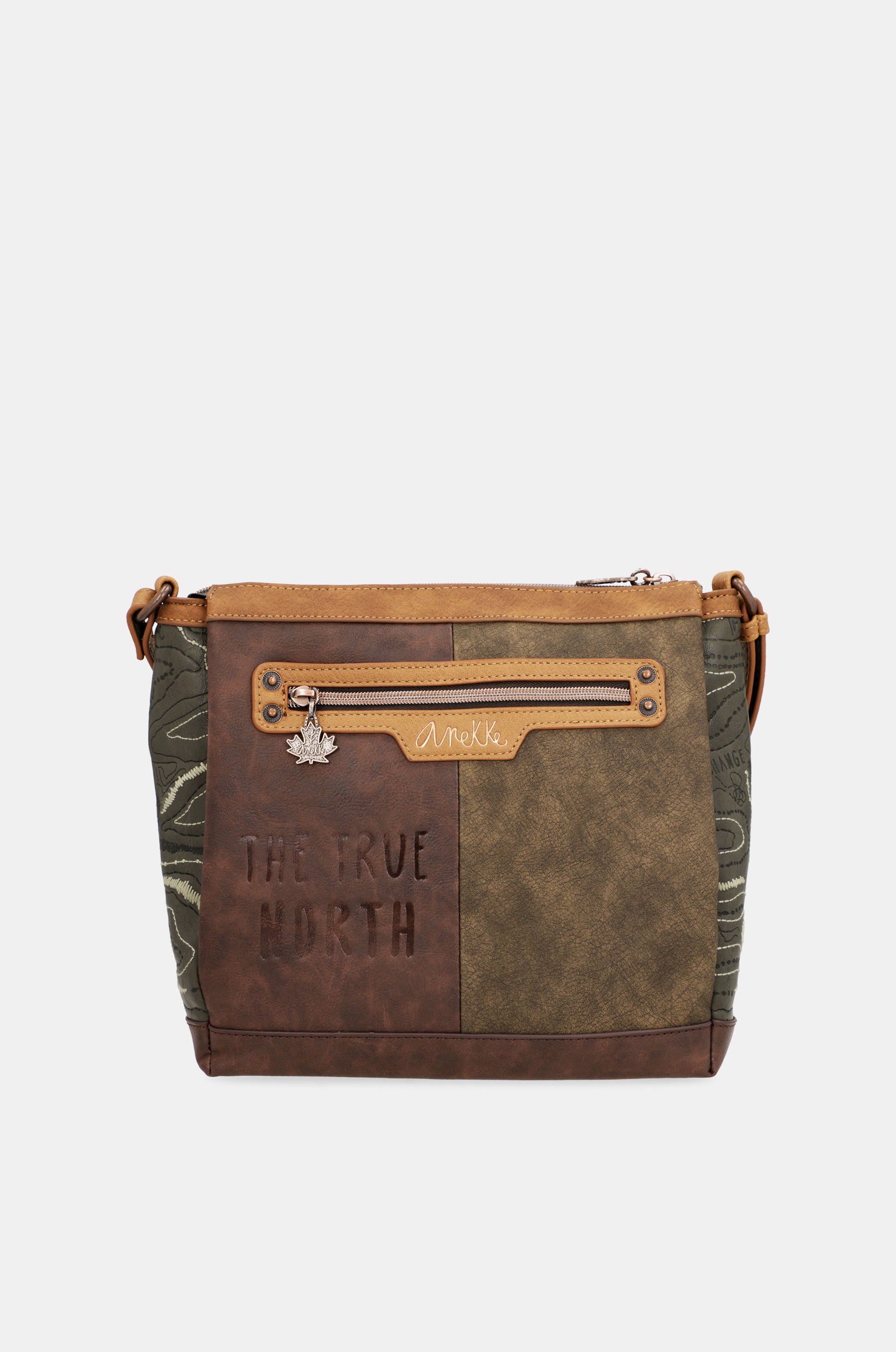 Borsa a tracolla stampata The Forest