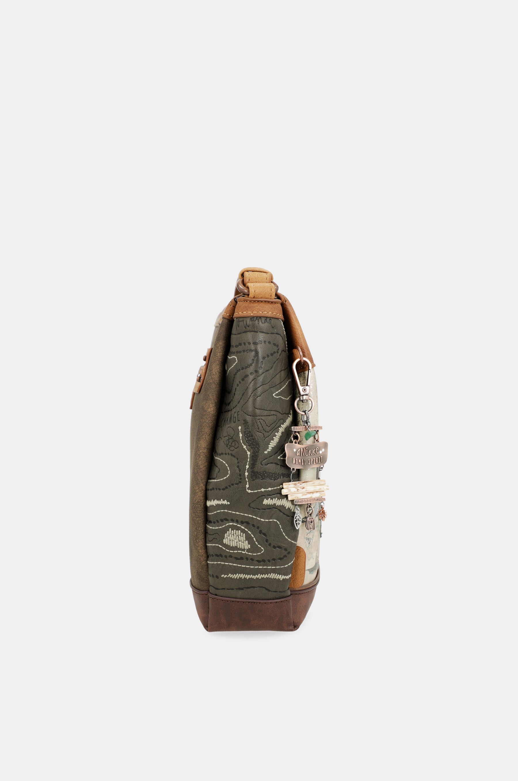 Borsa a tracolla stampata The Forest