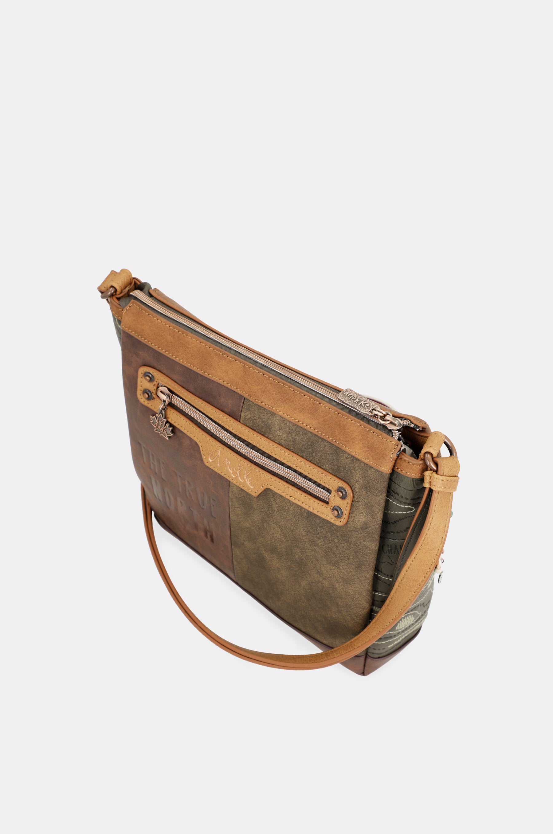 Borsa a tracolla stampata The Forest