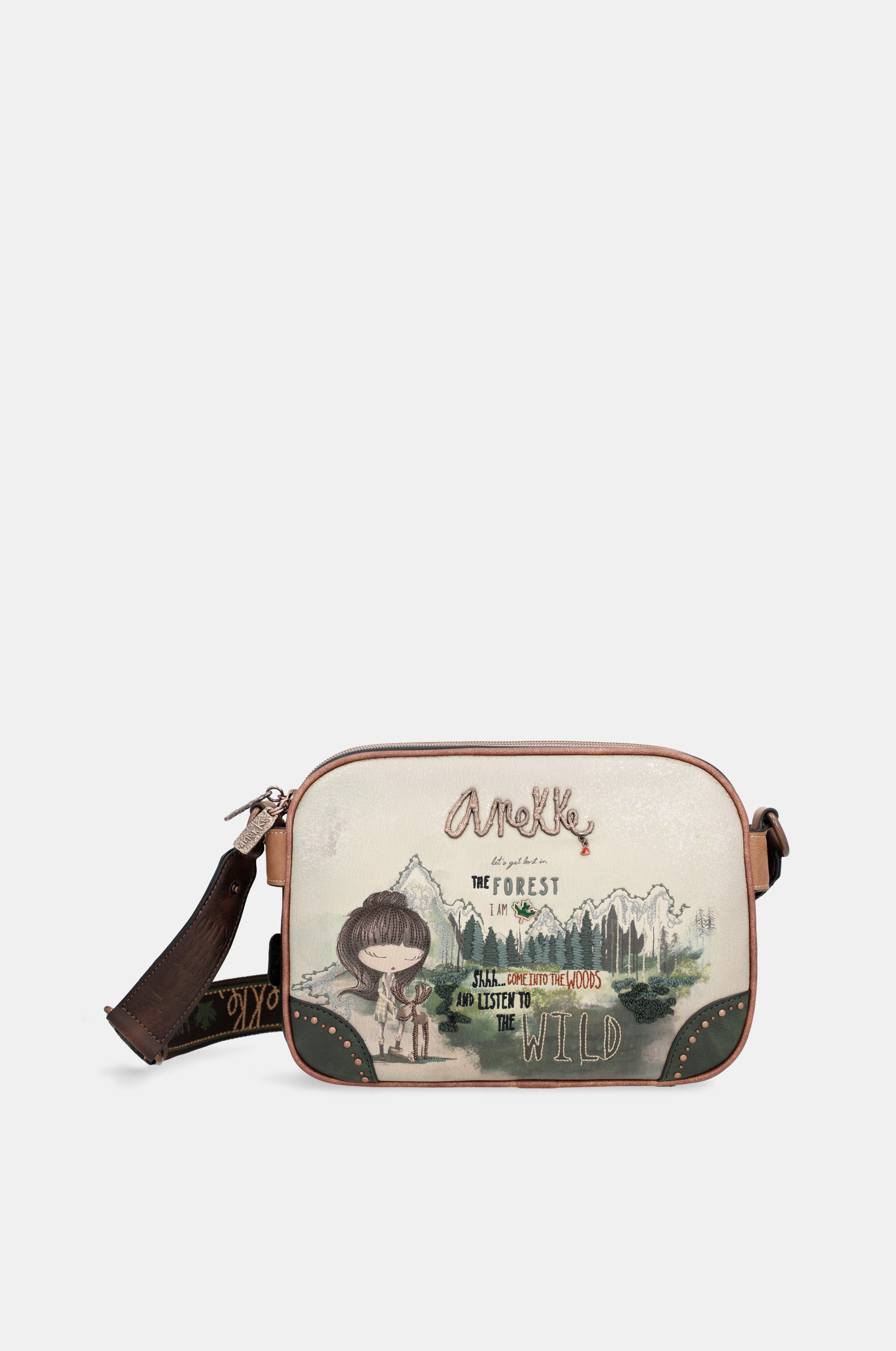 Borsa a tracolla a tre scomparti The Forest