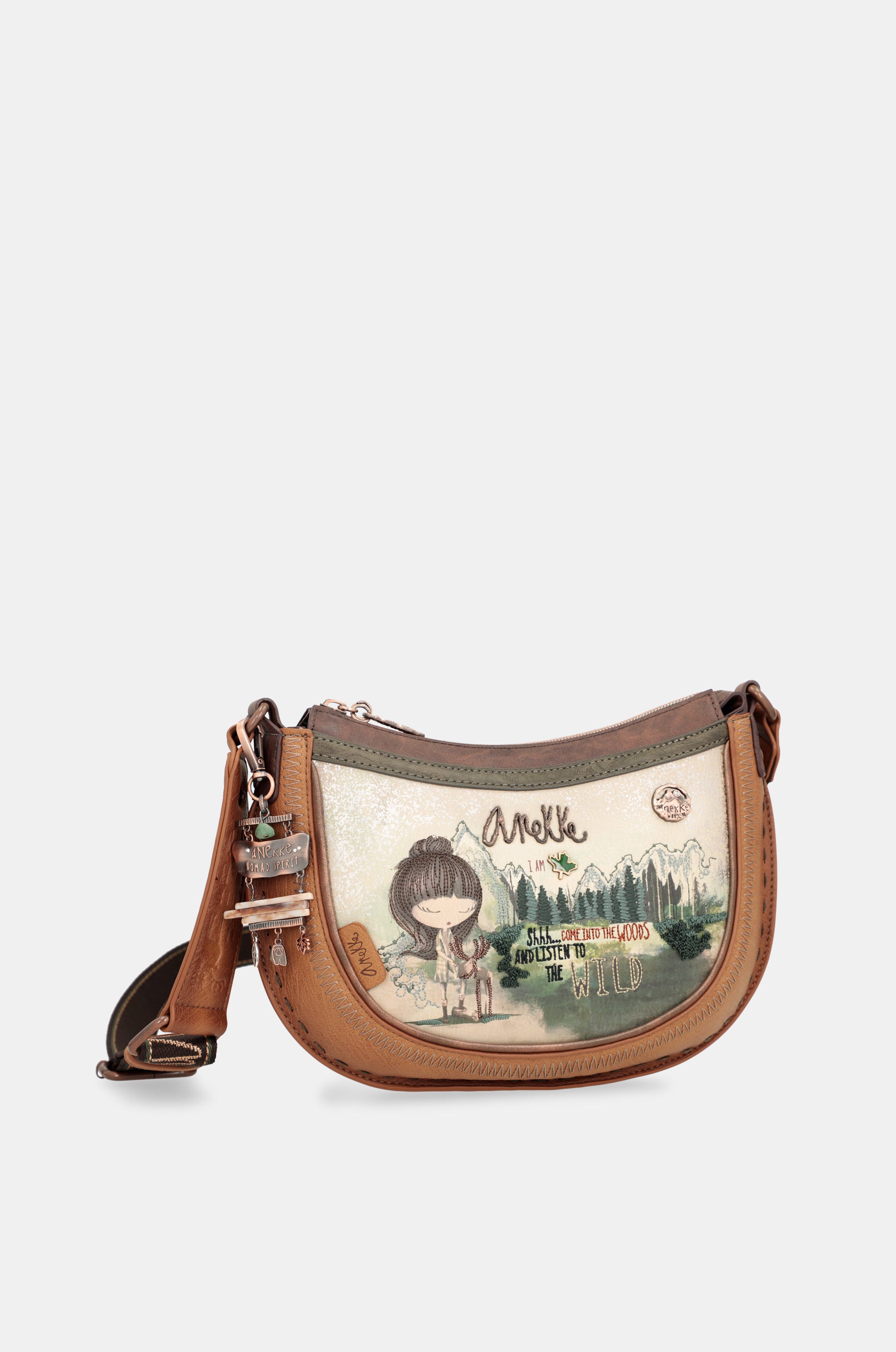 Borsa a tracolla ovale The Forest