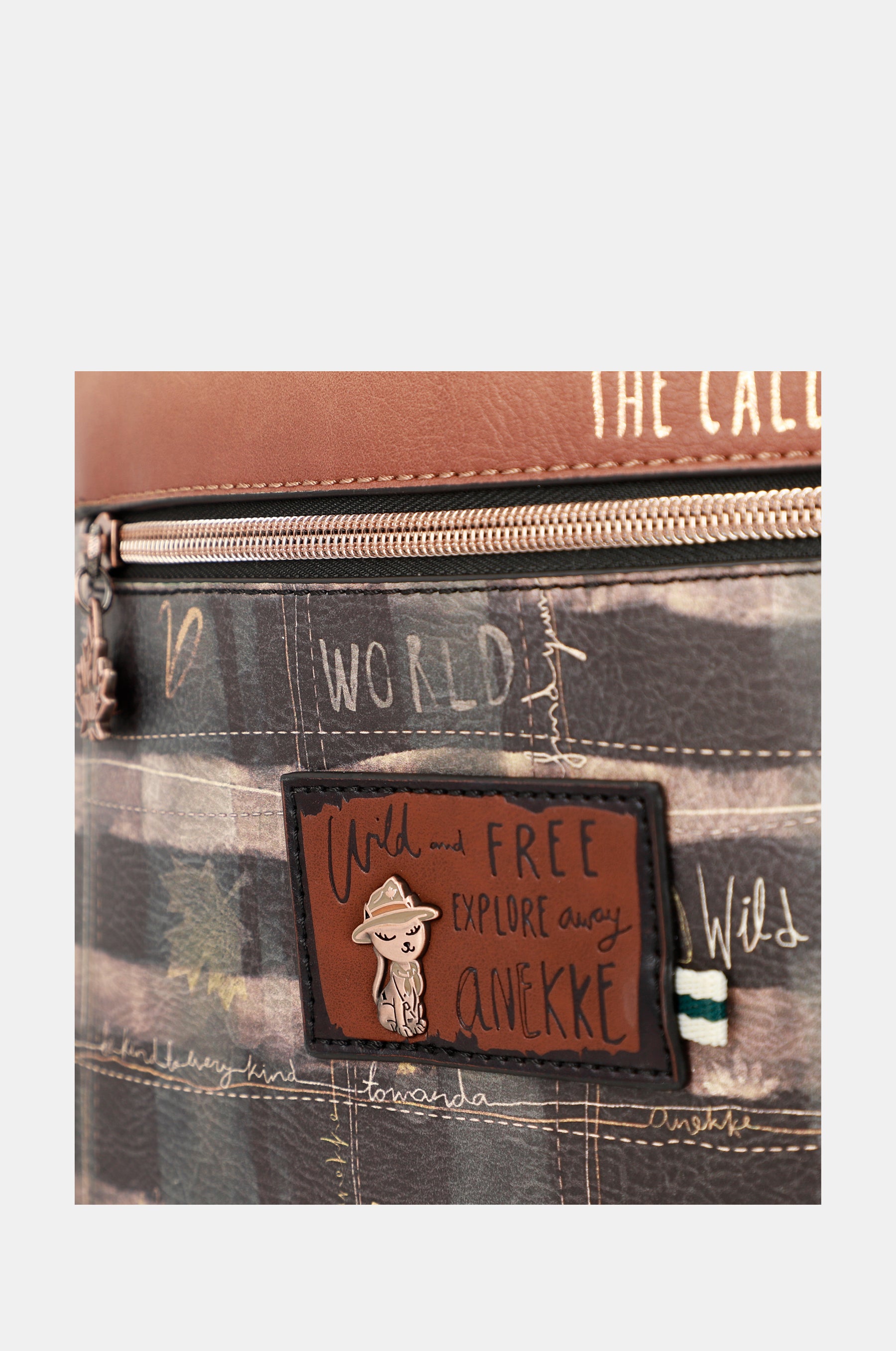 Borsa a tracolla nera grande Wild
