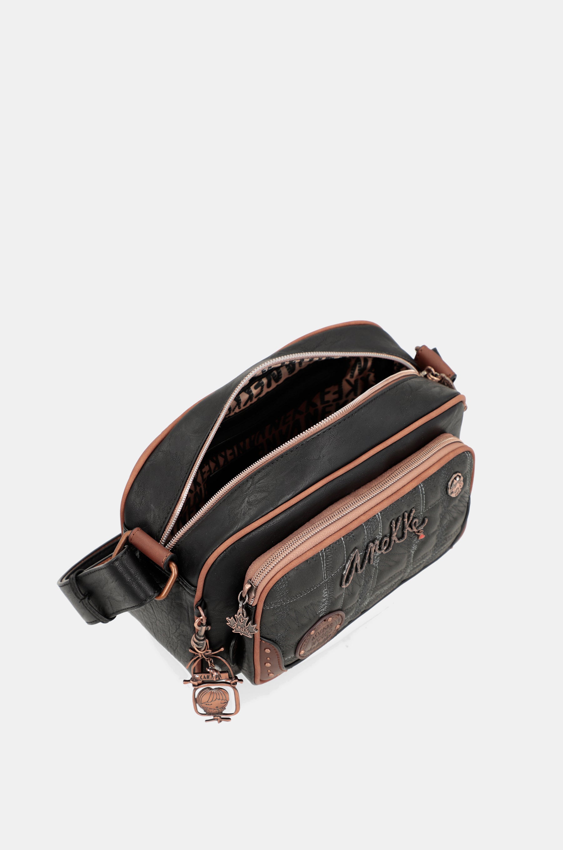 Borsa a tracolla Wild con tasca frontale