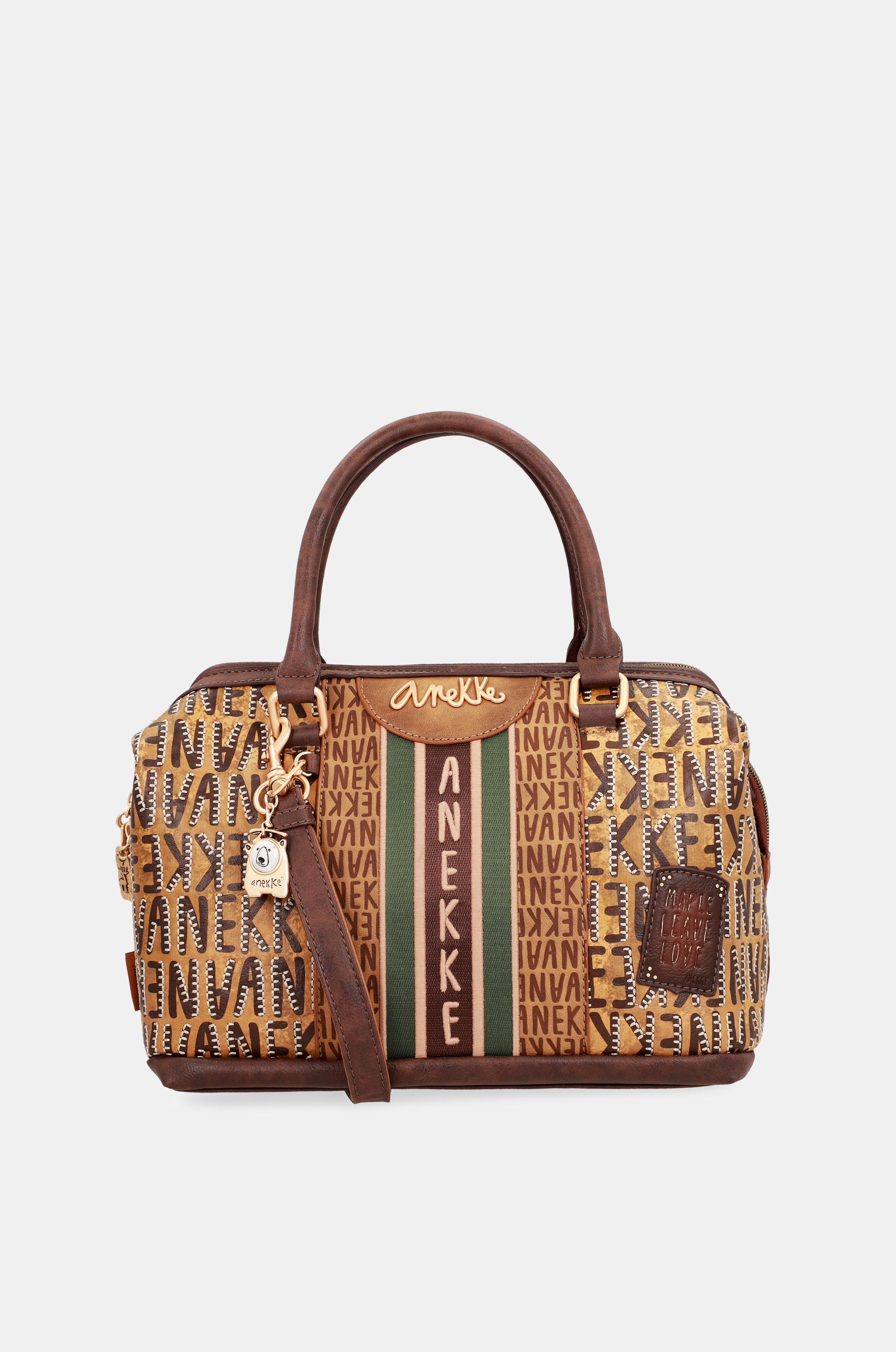 Borsa da bowling con logo marrone Urban