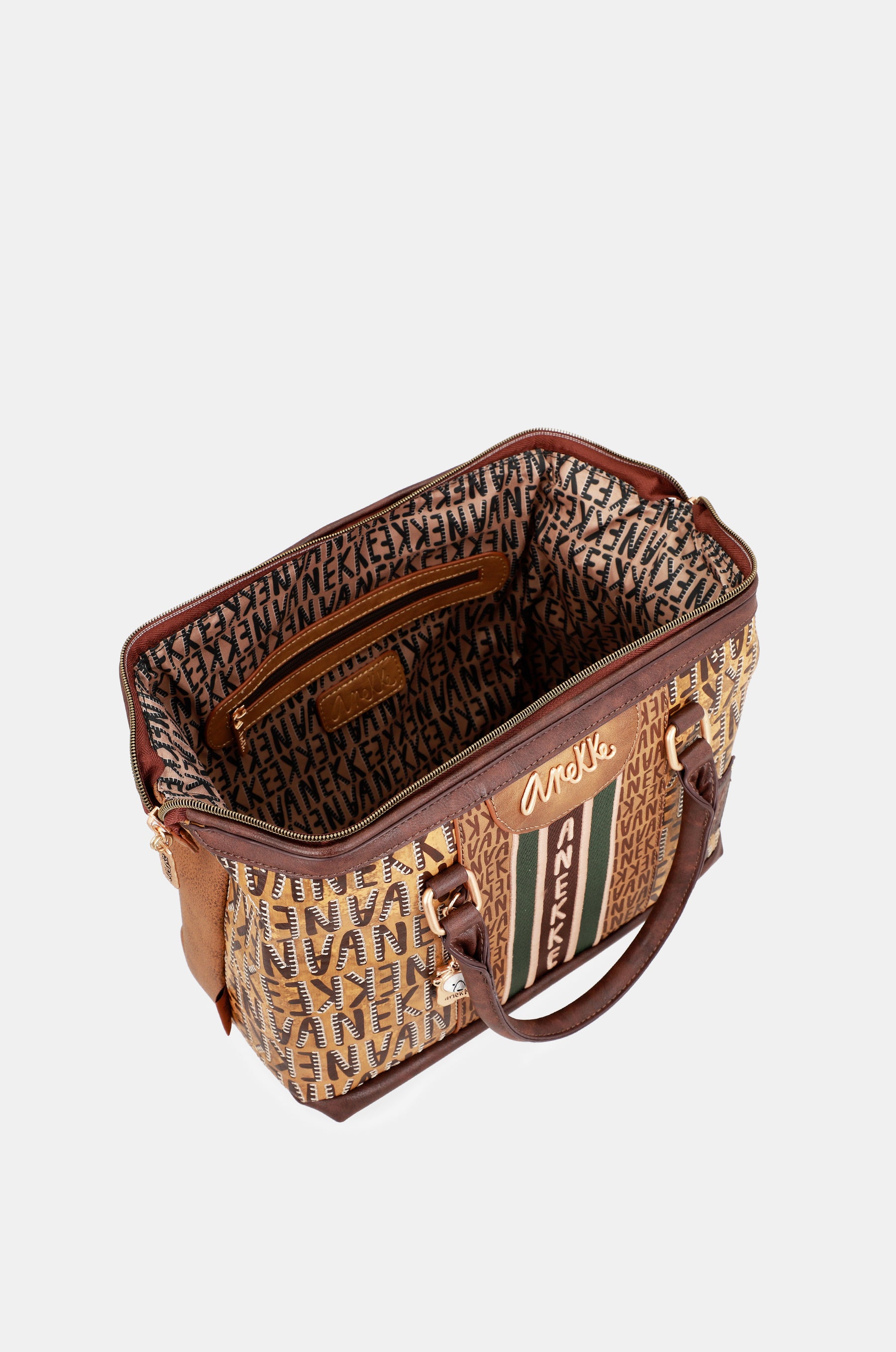 Borsa da bowling con logo marrone Urban