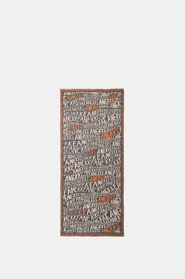 Pashmina logo marrone