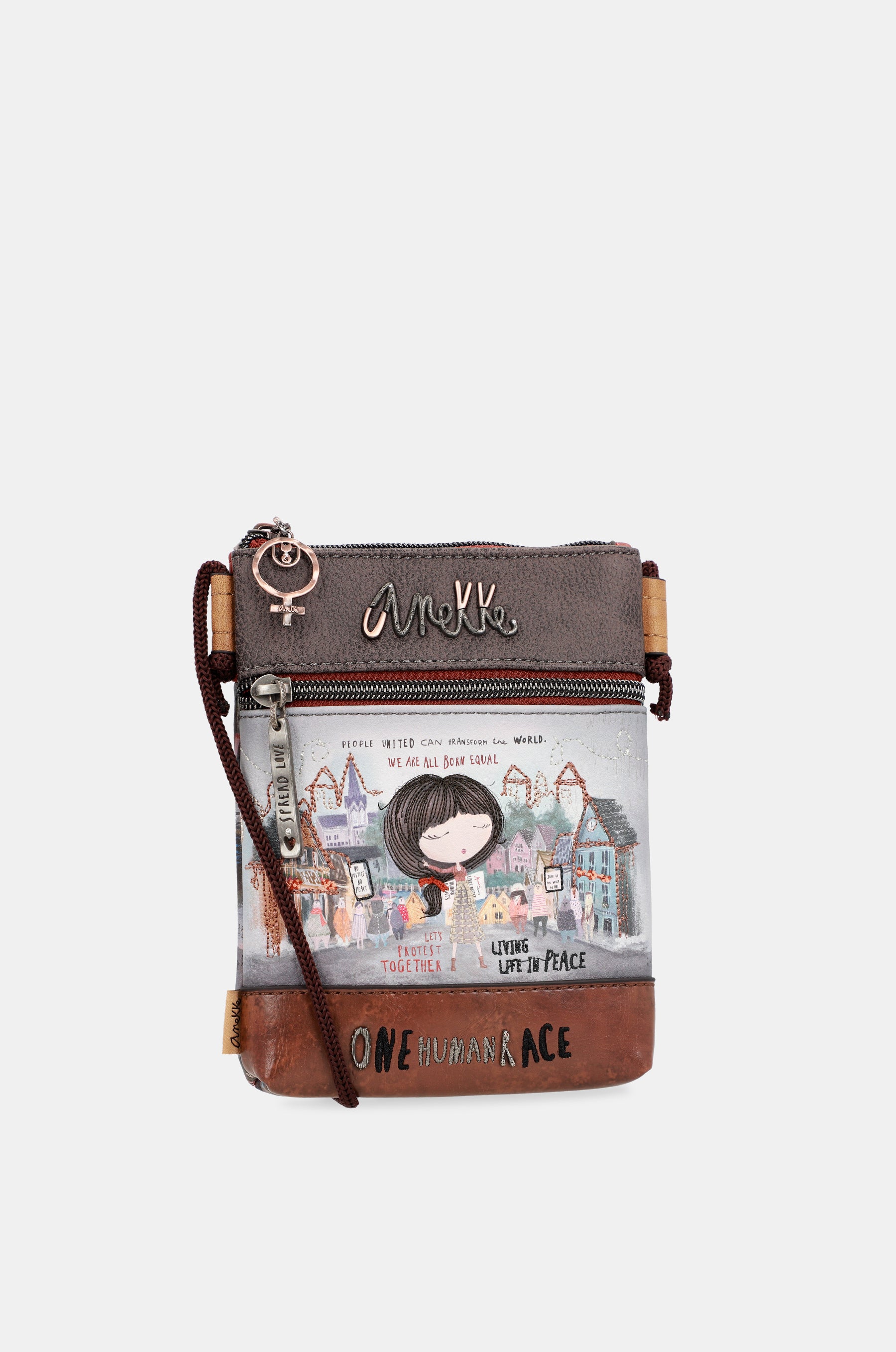 Mini borsa a tracolla con doppio scomparto Voice