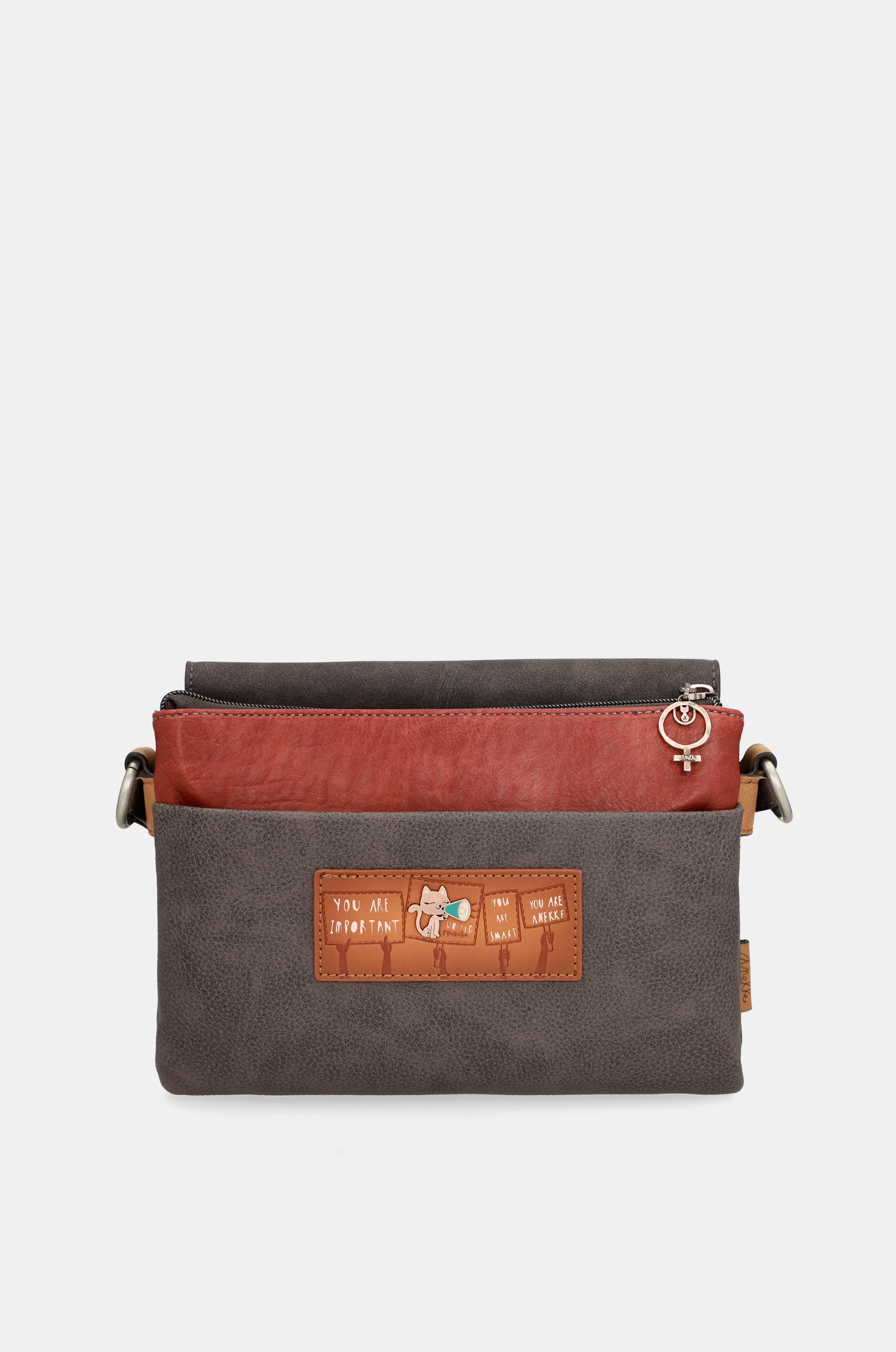Borsa a tracolla con patta Respect