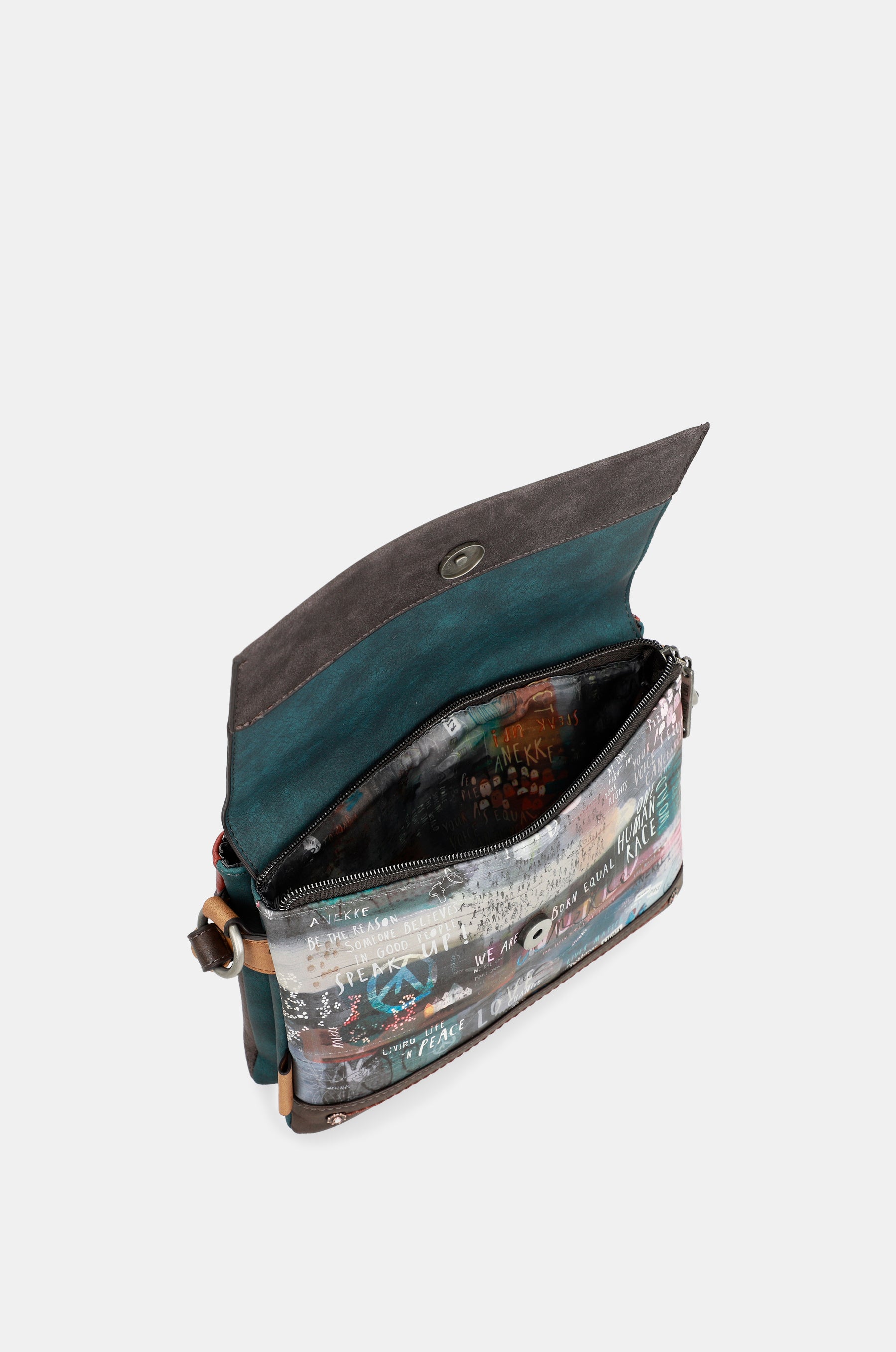 Borsa a tracolla con patta Respect
