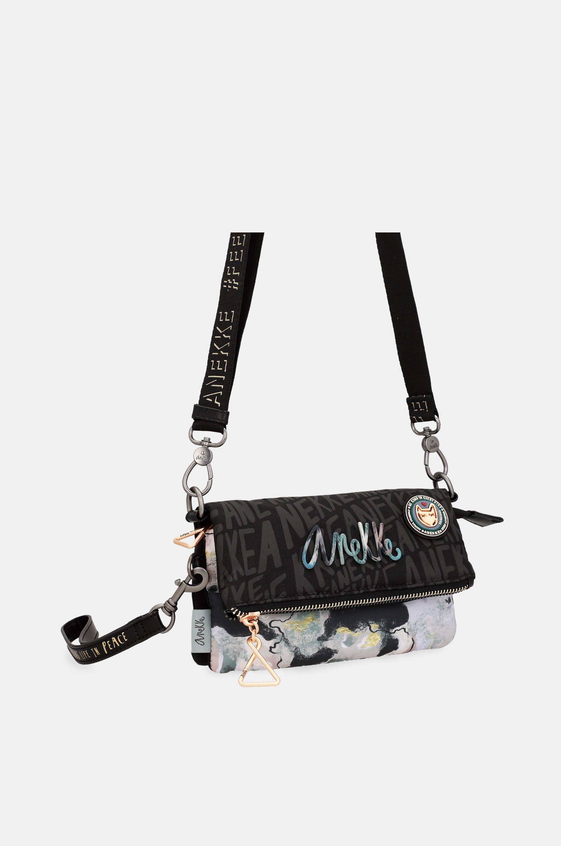 Borsa a tracolla con patta Nature Woods