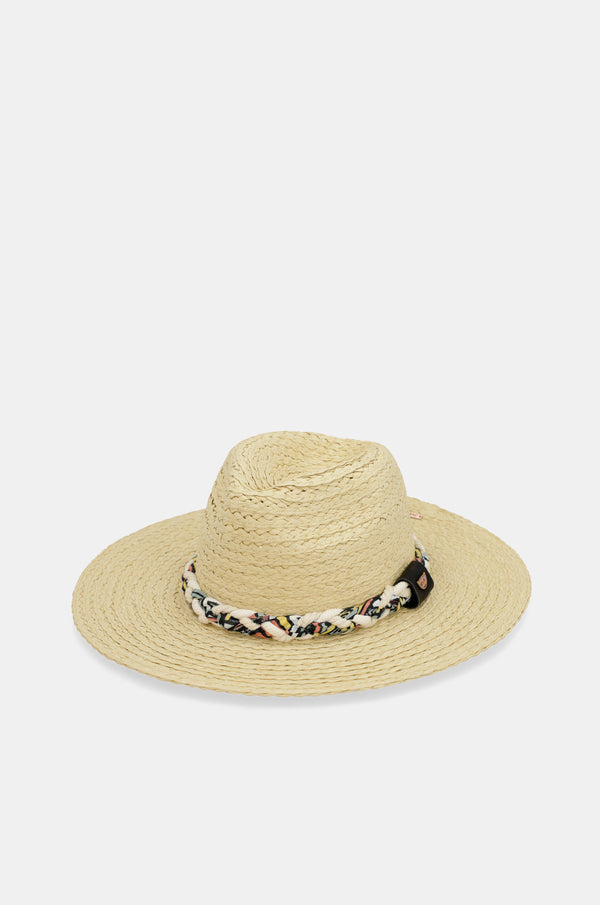 Cappello in rafia, marrone