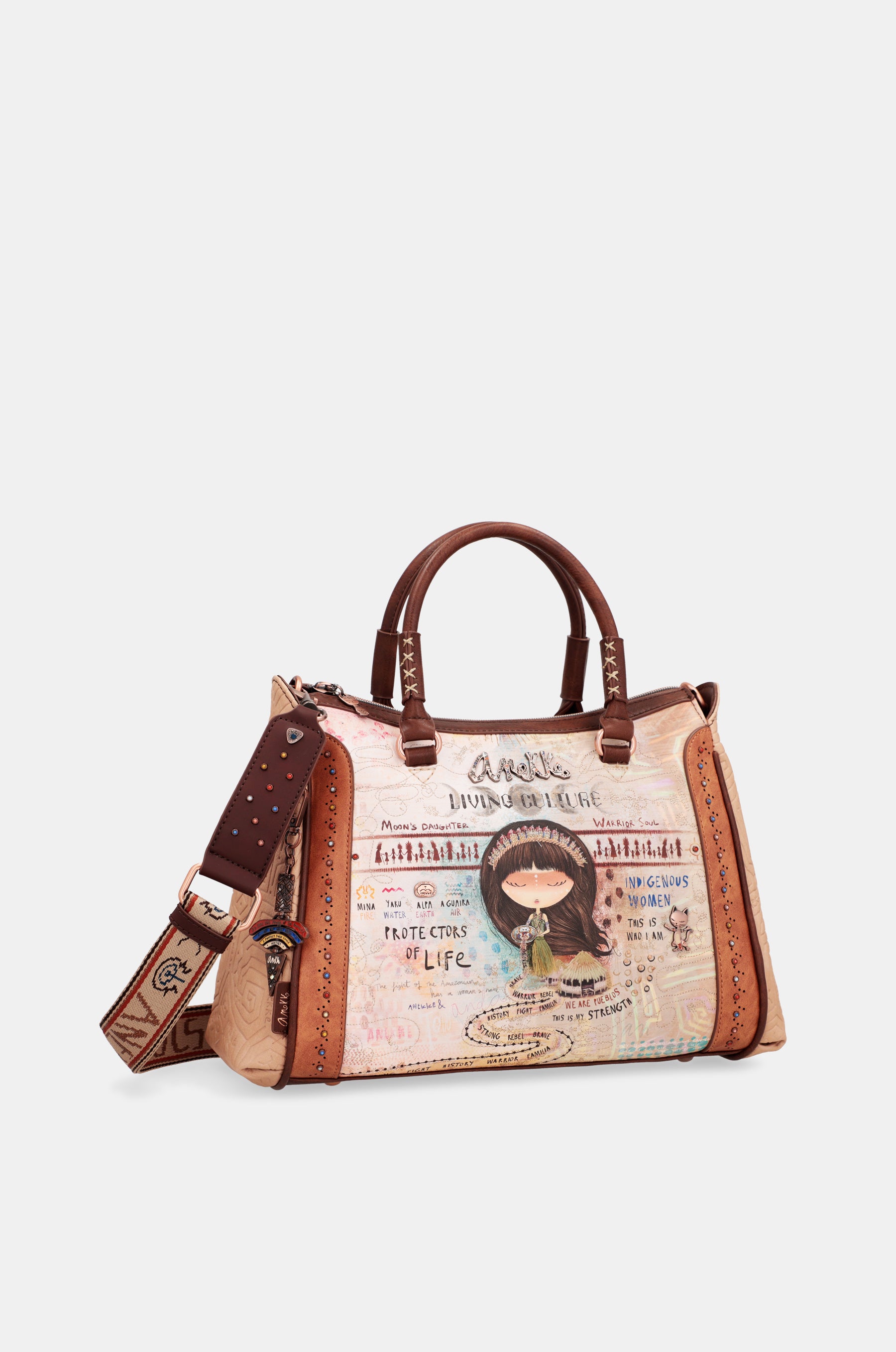 Borsa a tracolla grande Menire con tracolle