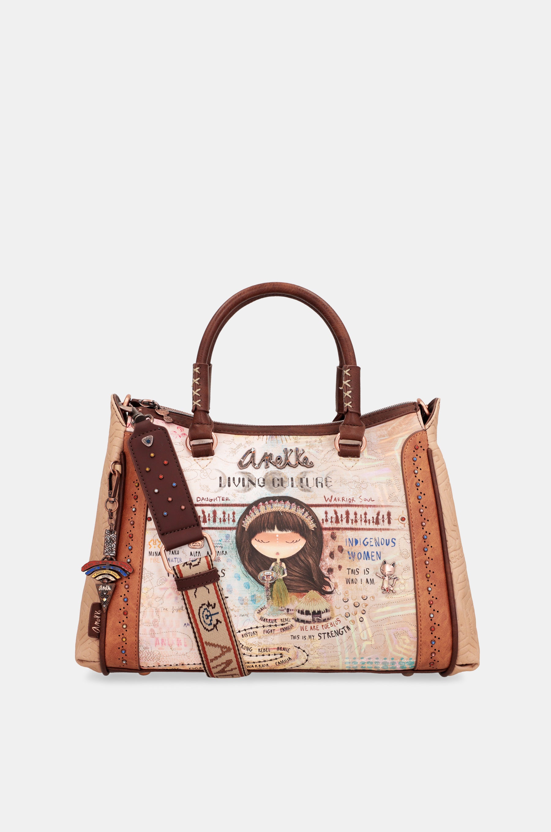 Borsa a tracolla grande Menire con tracolle