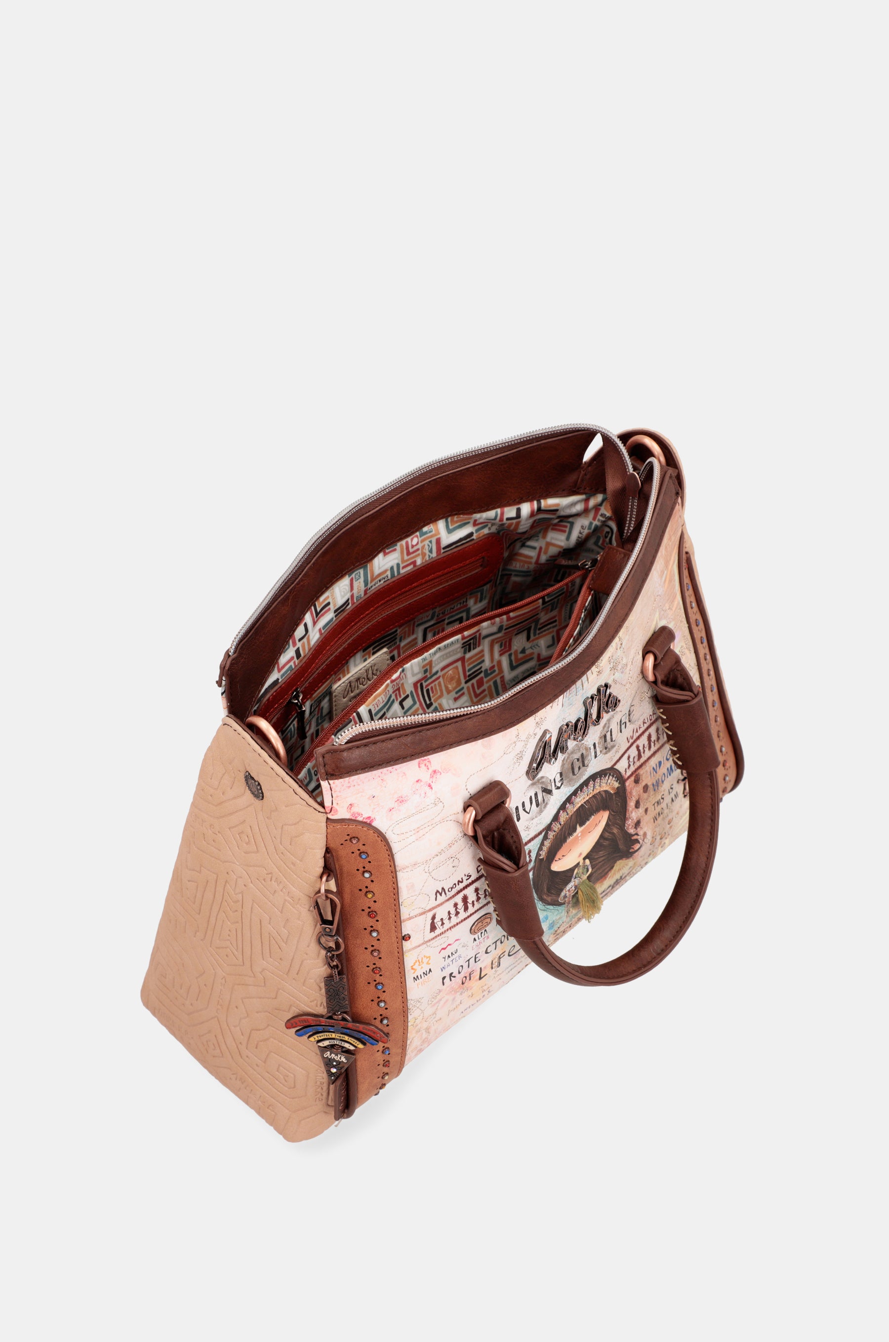 Borsa a tracolla grande Menire con tracolle