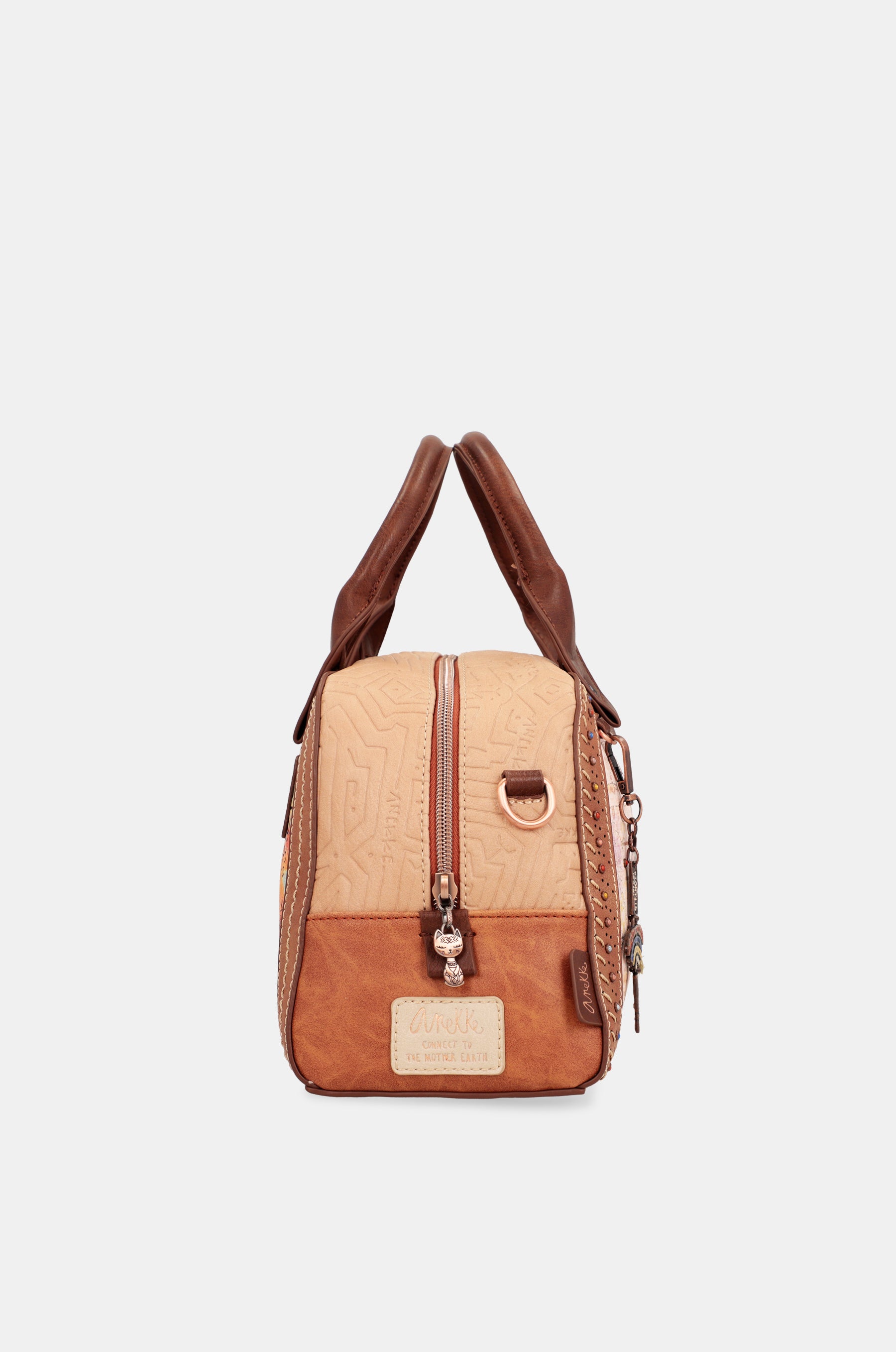 Borsa a doppio manico Menire con tracolla